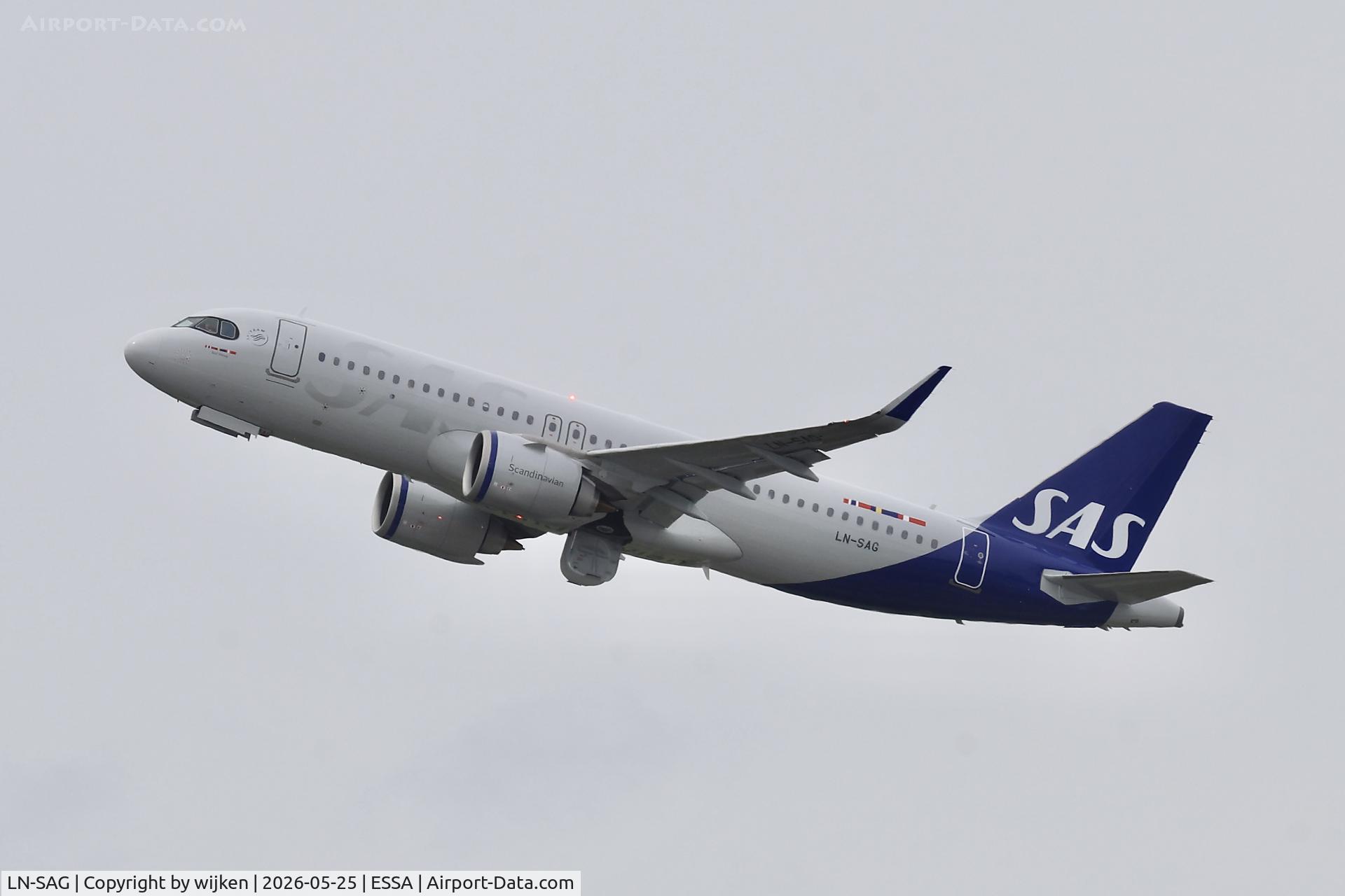 LN-SAG, Airbus A320-251N, c/n 13140, Rwy 19R