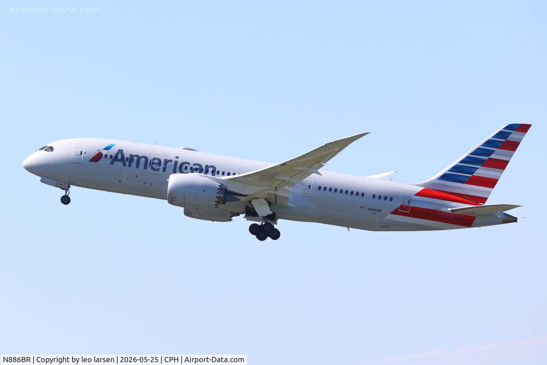 N886BR, 2023 Boeing 787-8 Dreamliner, c/n 66006 l/n 1149, Copenhagen 25.5.2026