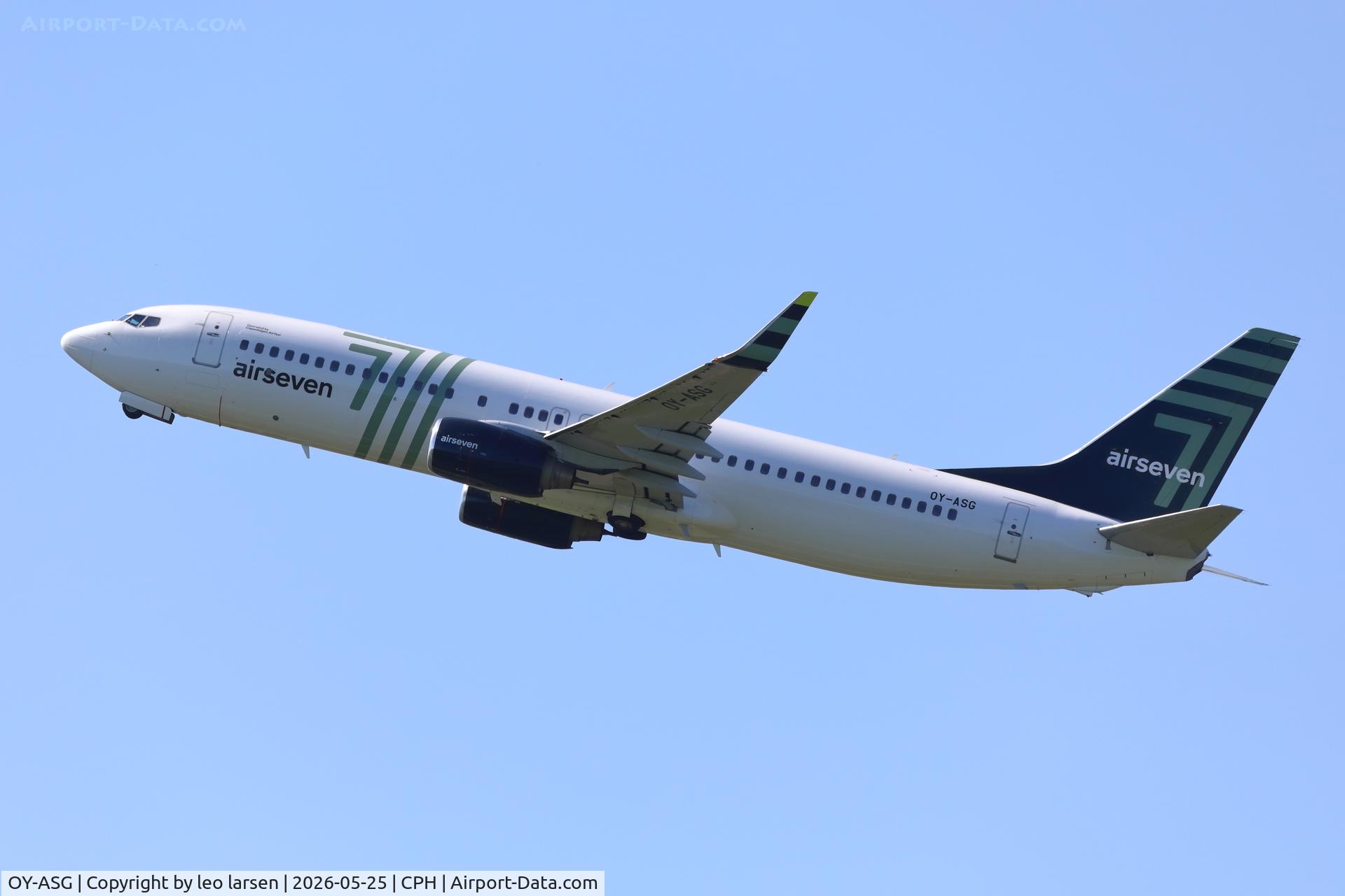 OY-ASG, 2008 Boeing B737-8Q8, c/n 35271 l/n 2551, Copenhagen 25.5.2026