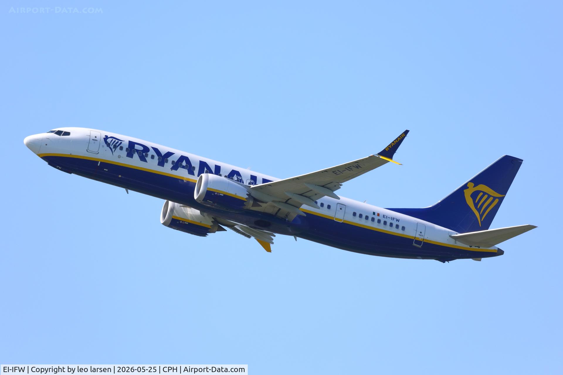 EI-IFW, 2023 Boeing 737-8 MX 200, c/n 62344 l/n 8482, Copenhagen 25.5.2026