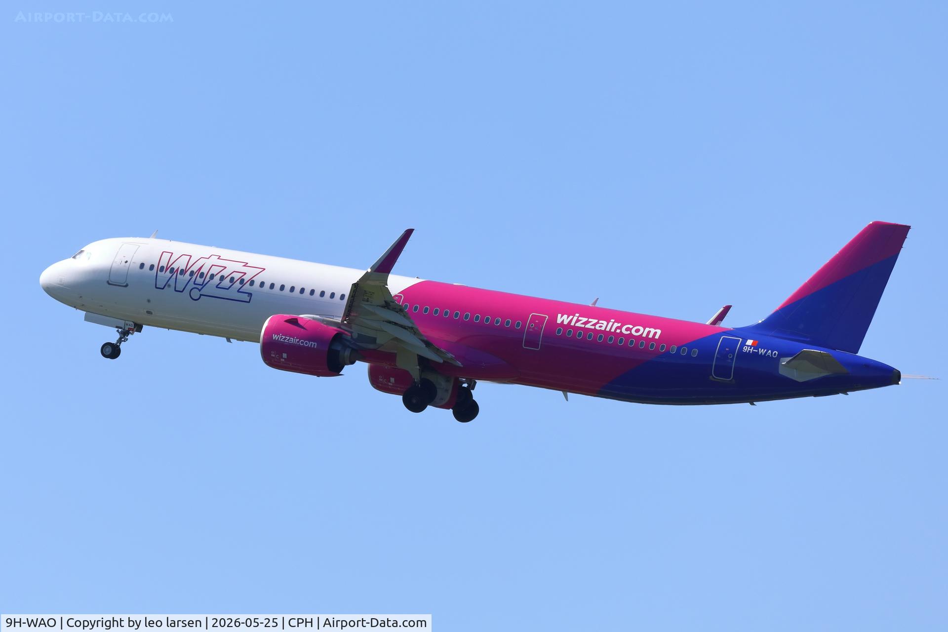 9H-WAO, 2020 Airbus A321-271NX, c/n 9564, Copenhagen 25.5.2026