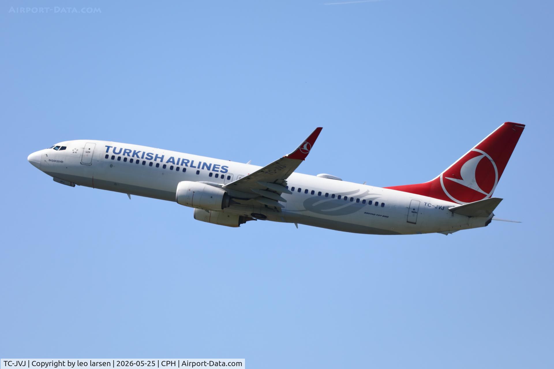 TC-JVJ, 2016 Boeing 737-8F2, c/n 60015 l/n 5769, Copenhagen 25.5.2026