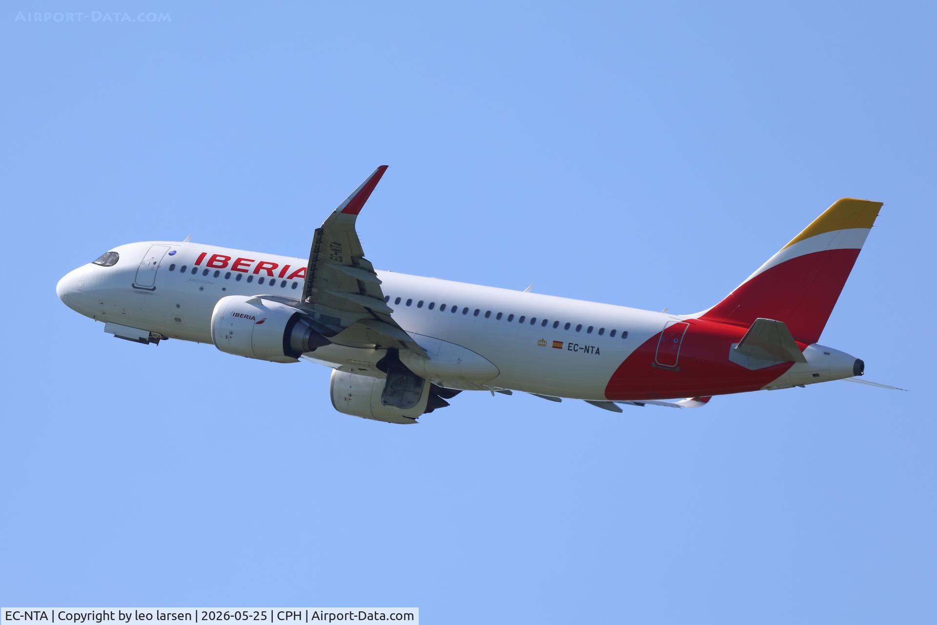 EC-NTA, 2021 Airbus A320-251N, c/n 10696, Copenhagen 25.5.2026