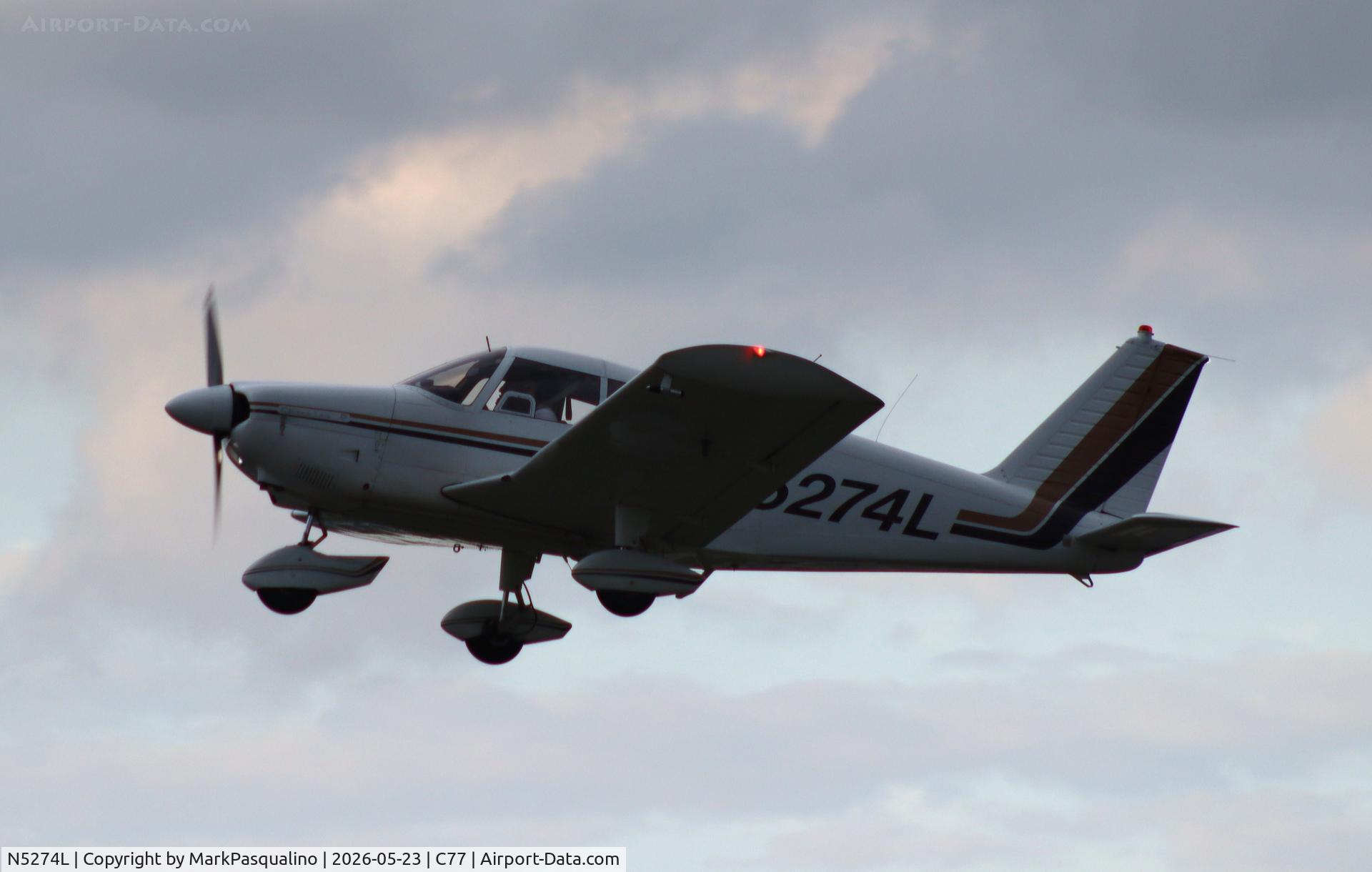 N5274L, 1967 Piper PA-28-180, c/n 28-4573, Piper PA-28-181