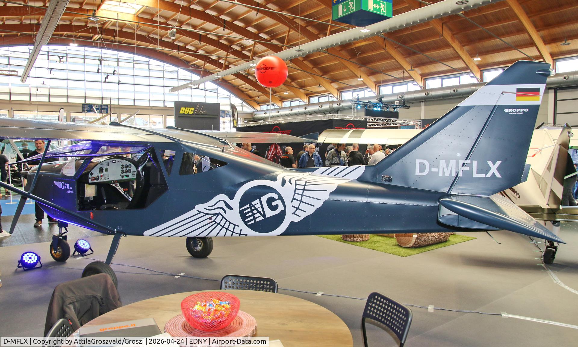 D-MFLX, Groppo G70 600 Maestro, c/n not found_D-MFLX, EDNY - Bodensee Airport Friedrichshafen, Germany. AERO 2026