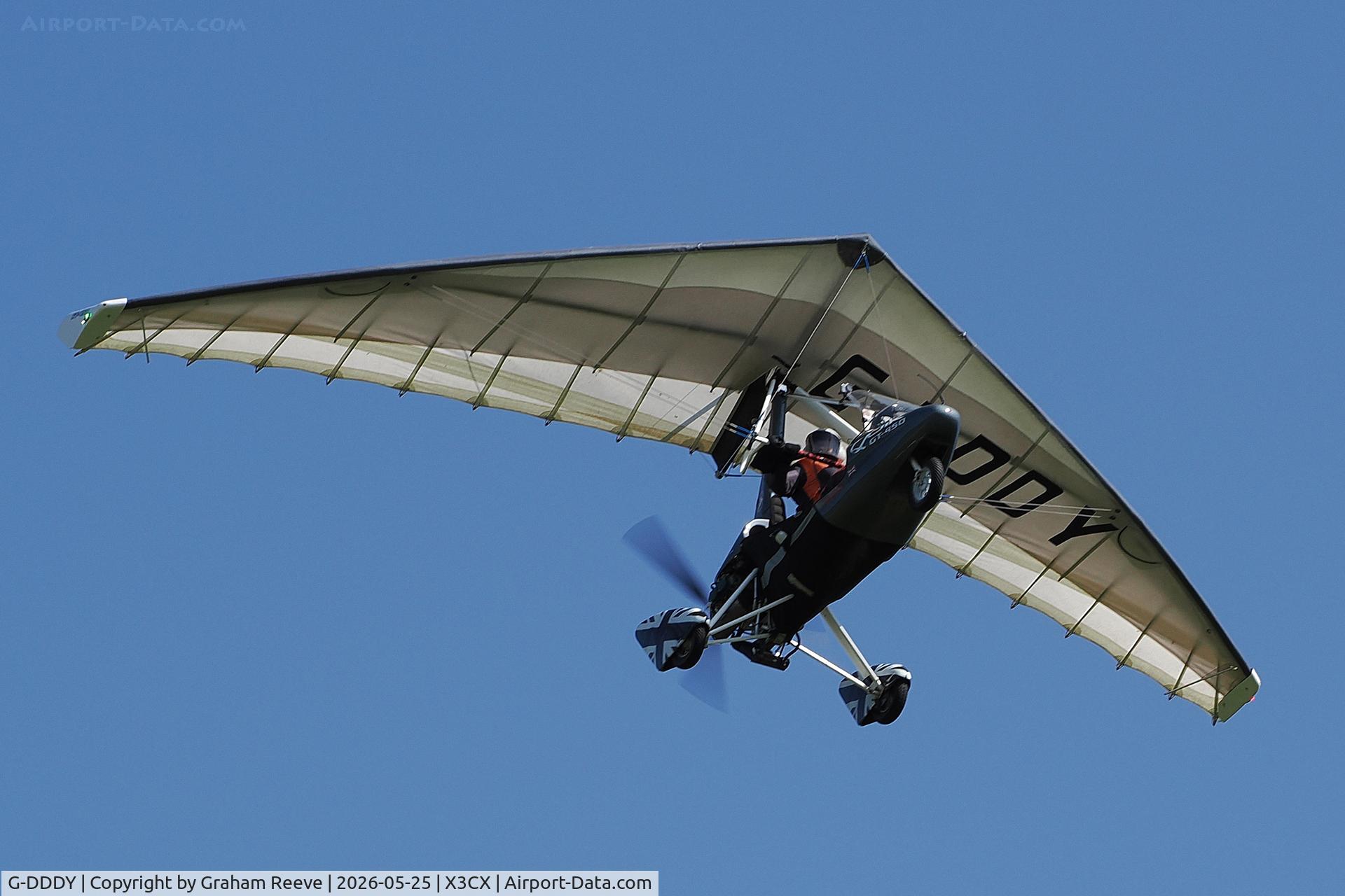 G-DDDY, 2007 P&M Aviation Quik GT450, c/n 8308, Departing from Northrepps.