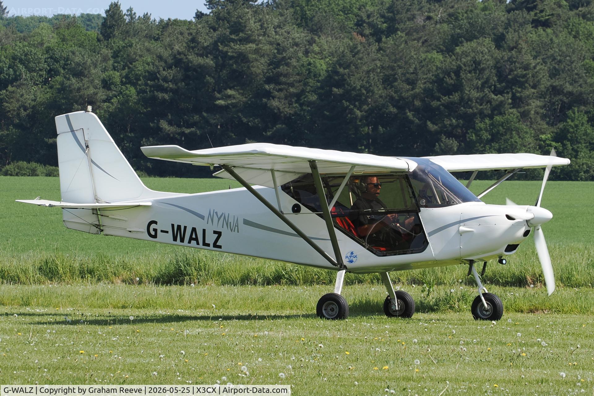 G-WALZ, 2012 Best Off Nynja 912S, c/n BMAA/HB/619, Just landed at Northrepps.