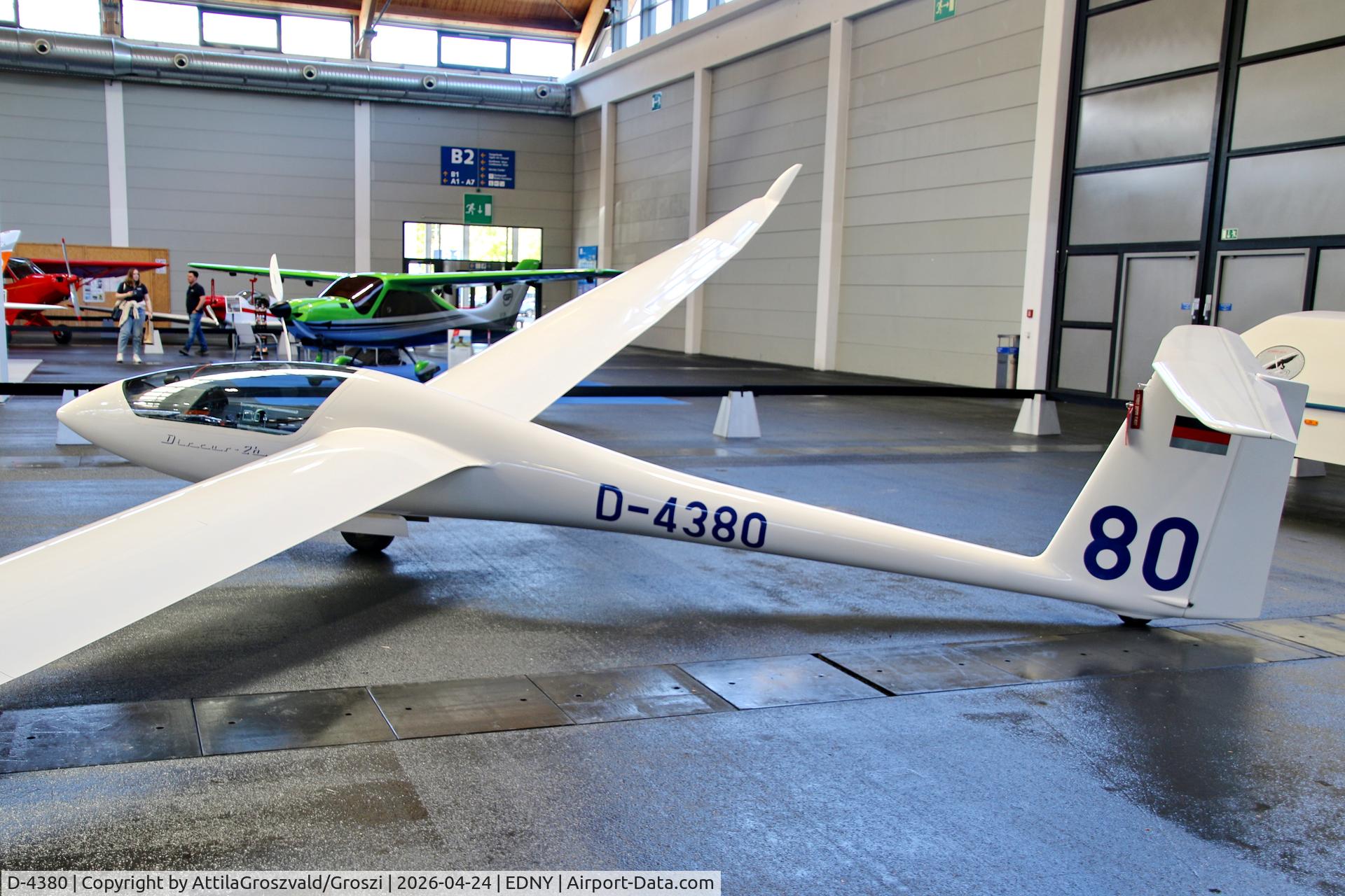 D-4380, 2000 Schempp-Hirth Discus 2B, c/n 77, EDNY - Bodensee Airport Friedrichshafen, Germany. AERO 2026