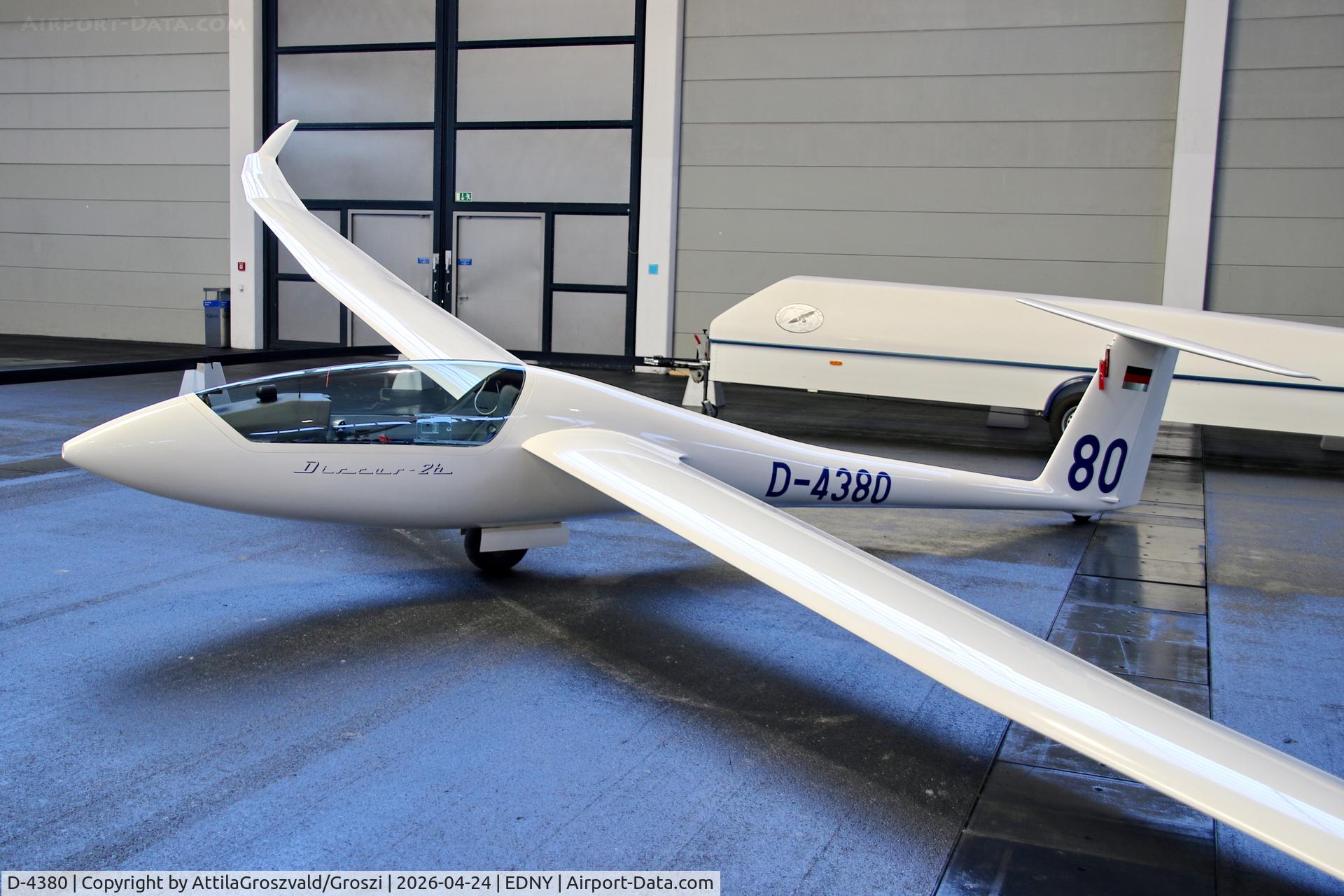 D-4380, 2000 Schempp-Hirth Discus 2B, c/n 77, EDNY - Bodensee Airport Friedrichshafen, Germany. AERO 2026