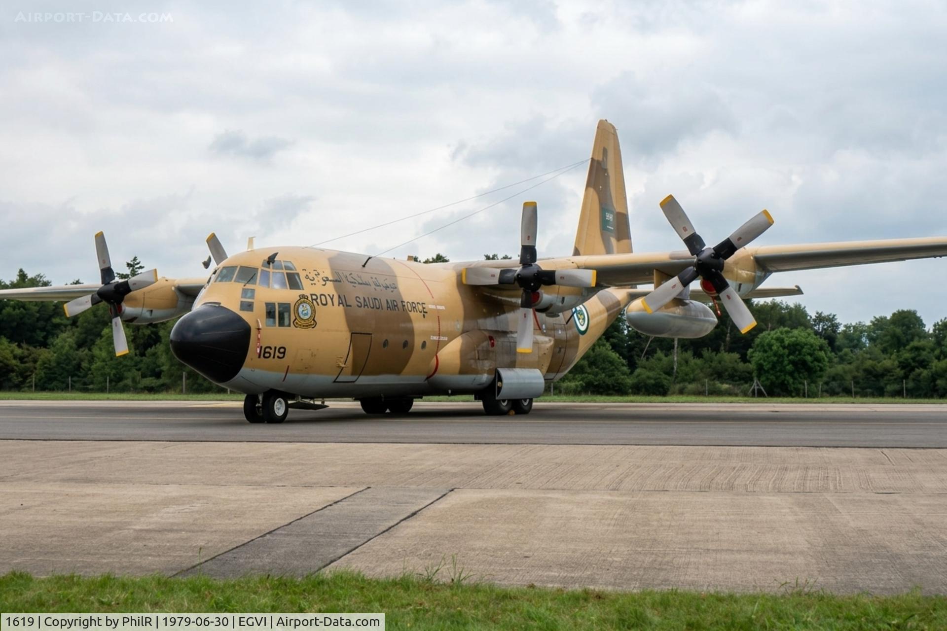 1619, 1968 Lockheed C-130H Hercules, c/n 382-4758, 1619 C-130H Hercules RSAF IAT 06.79A.jpg
