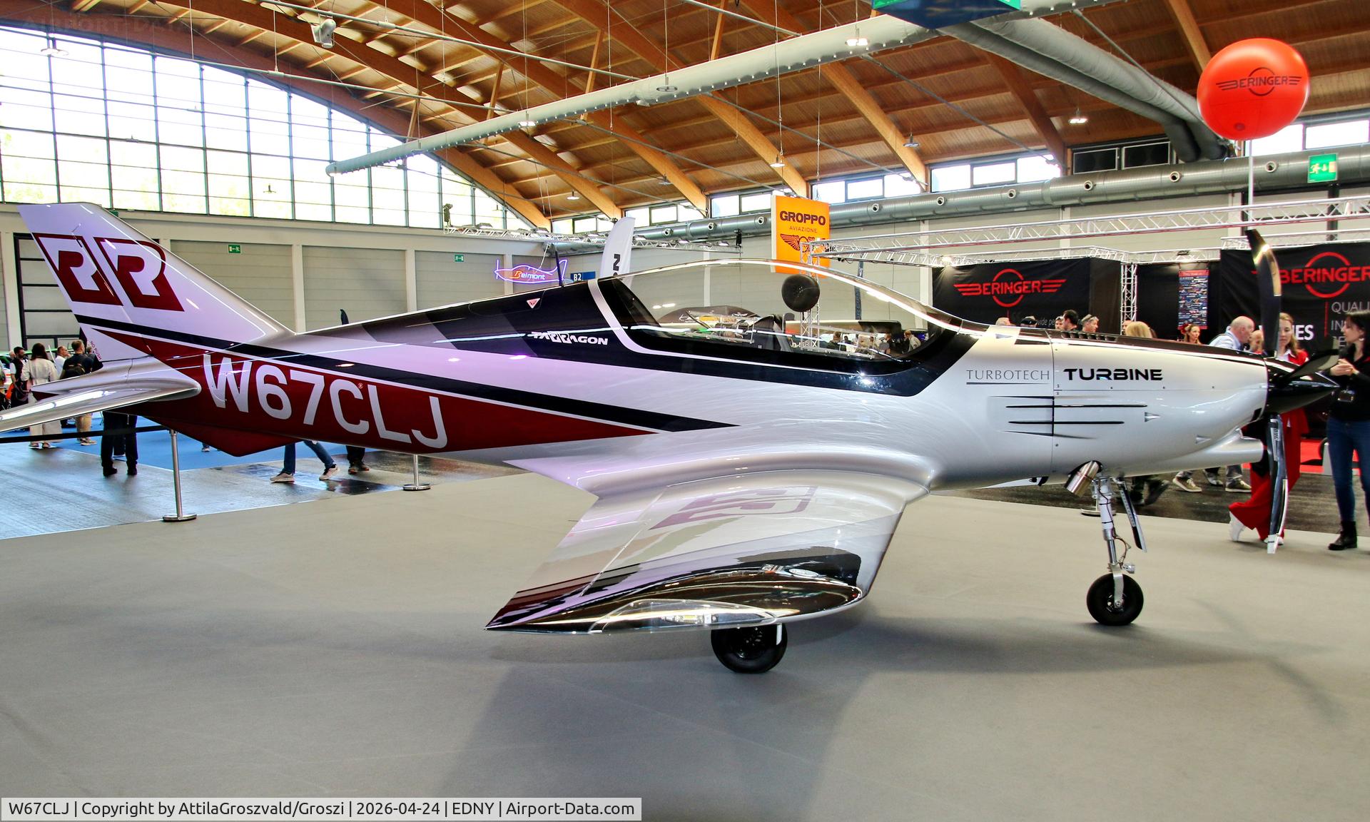 W67CLJ, Pelegrin Tarragon Turbine, c/n 01, EDNY - Bodensee Airport Friedrichshafen, Germany. AERO 2026