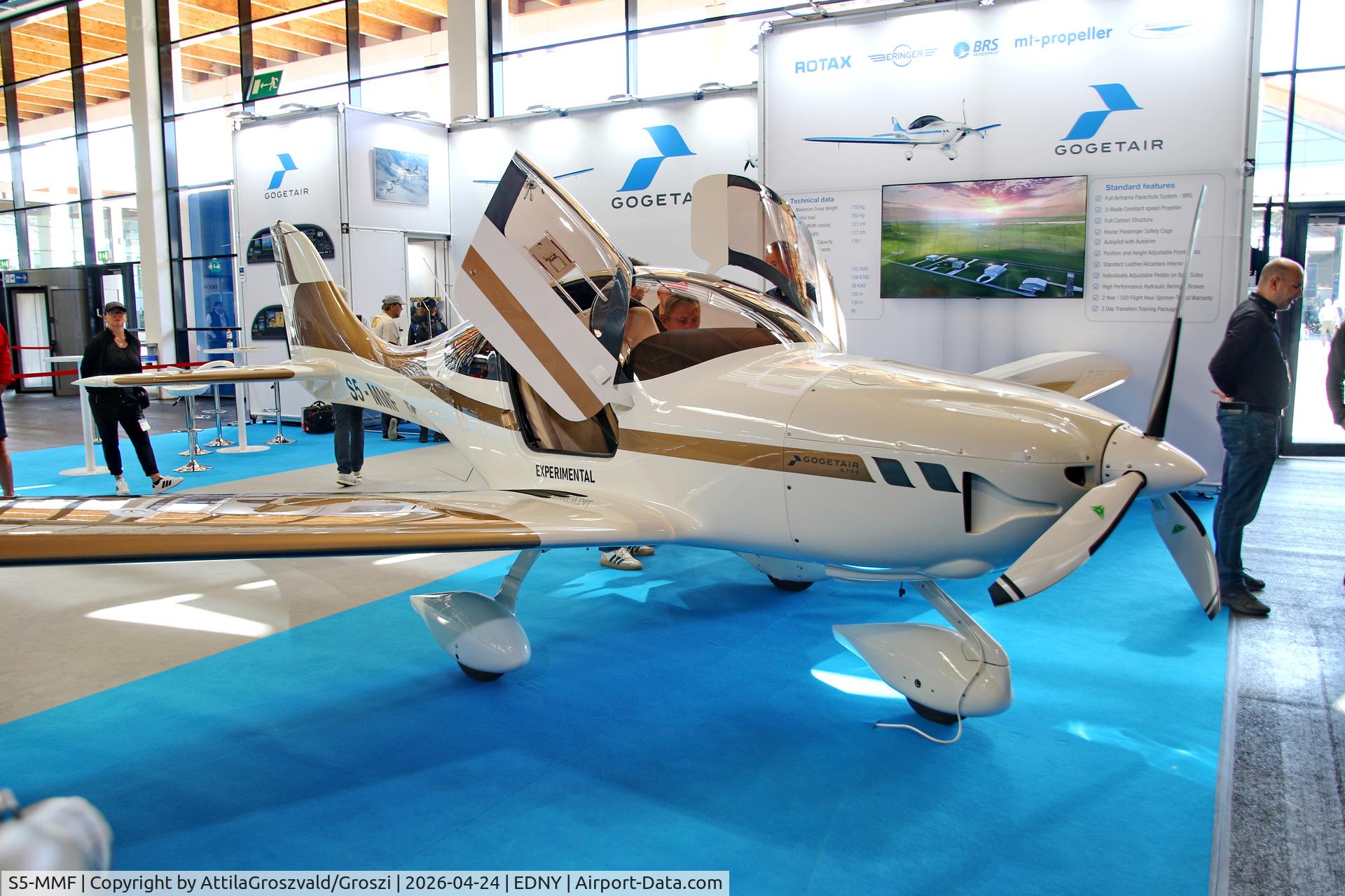 S5-MMF, Gogetair G750T, c/n G016, EDNY - Bodensee Airport Friedrichshafen, Germany. AERO 2026