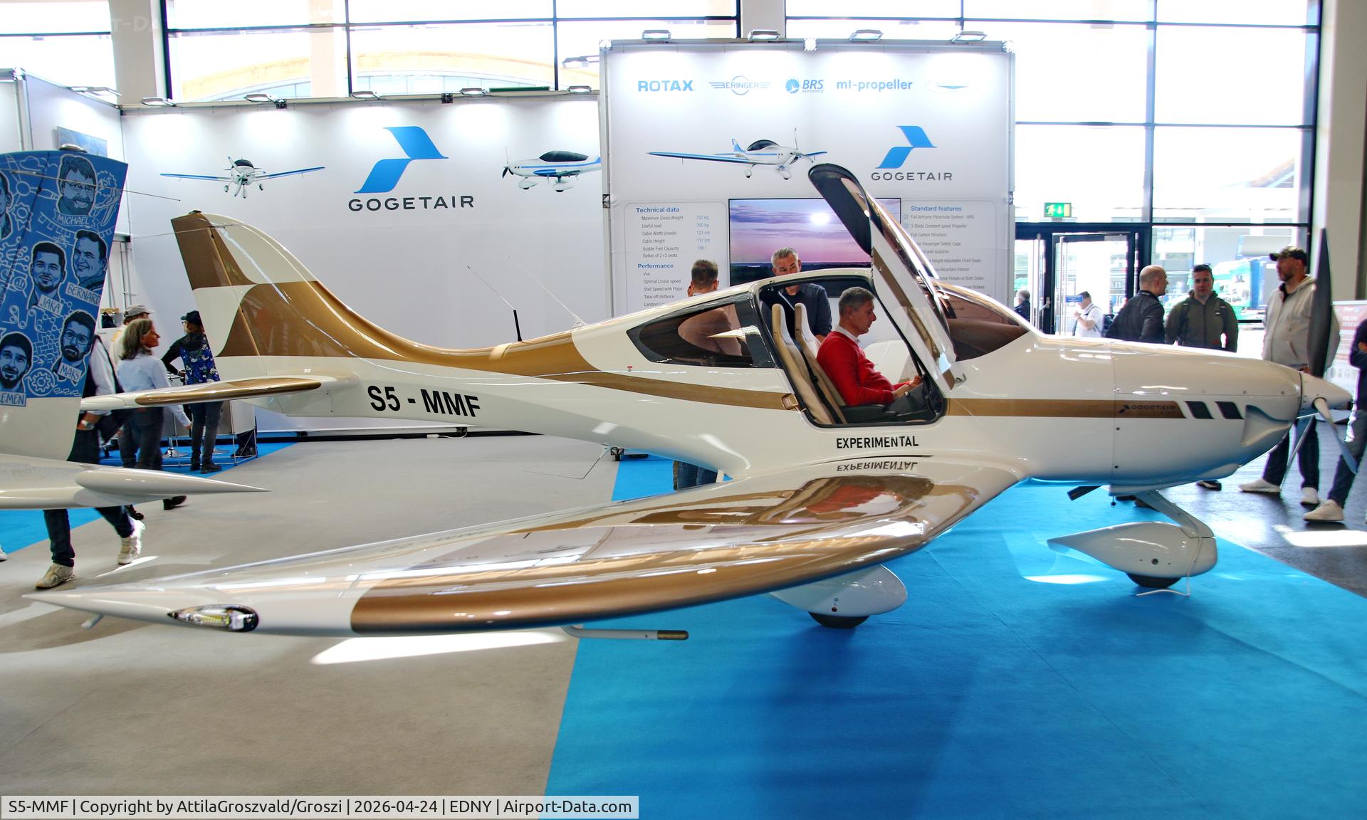 S5-MMF, Gogetair G750T, c/n G016, EDNY - Bodensee Airport Friedrichshafen, Germany. AERO 2026