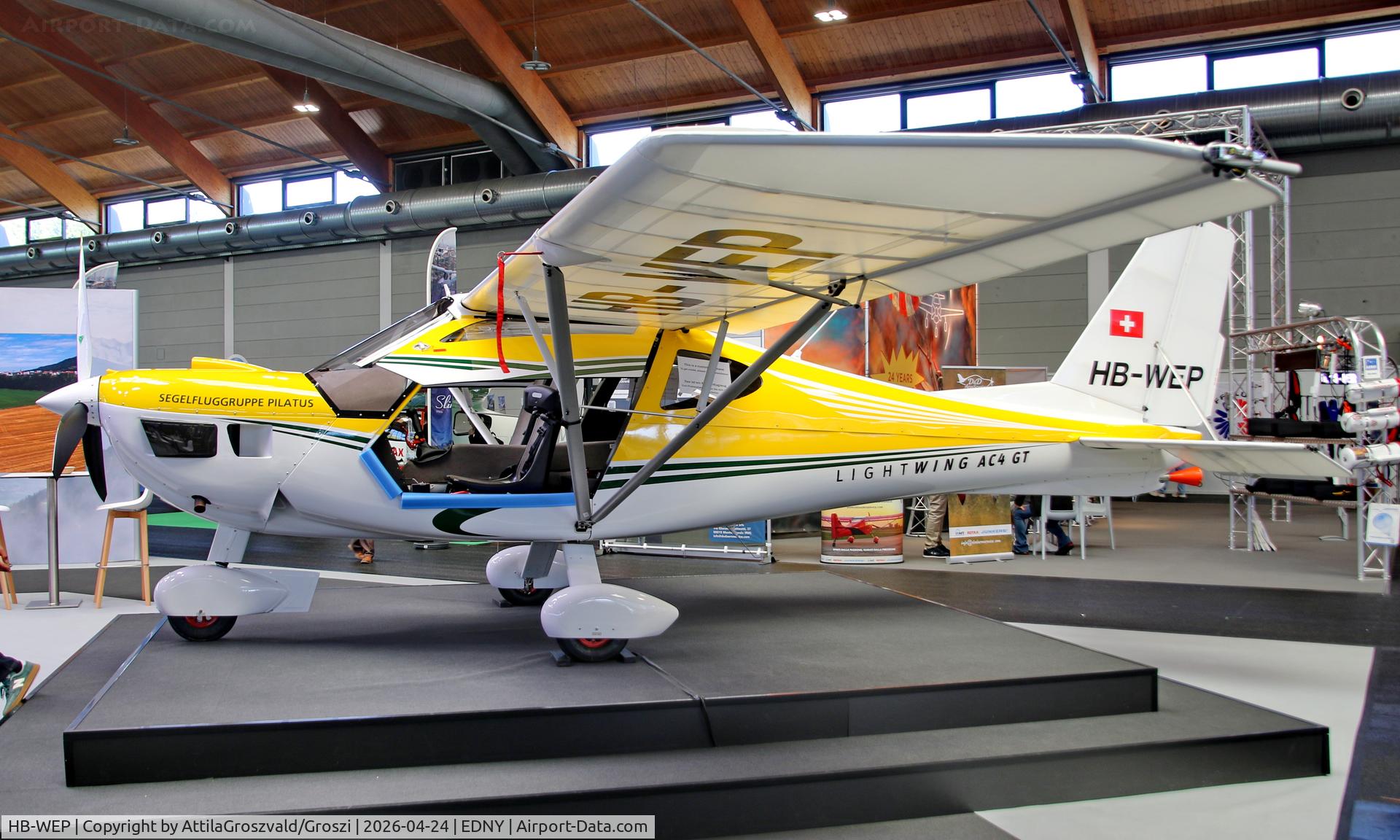 HB-WEP, Light Wing AC4 GT, c/n 103, EDNY - Bodensee Airport Friedrichshafen, Germany. AERO 2026