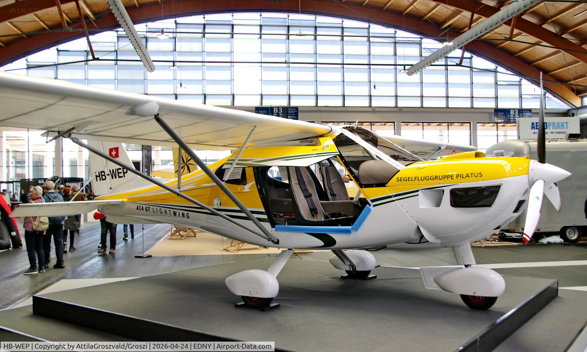 HB-WEP, Light Wing AC4 GT, c/n 103, EDNY - Bodensee Airport Friedrichshafen, Germany. AERO 2026