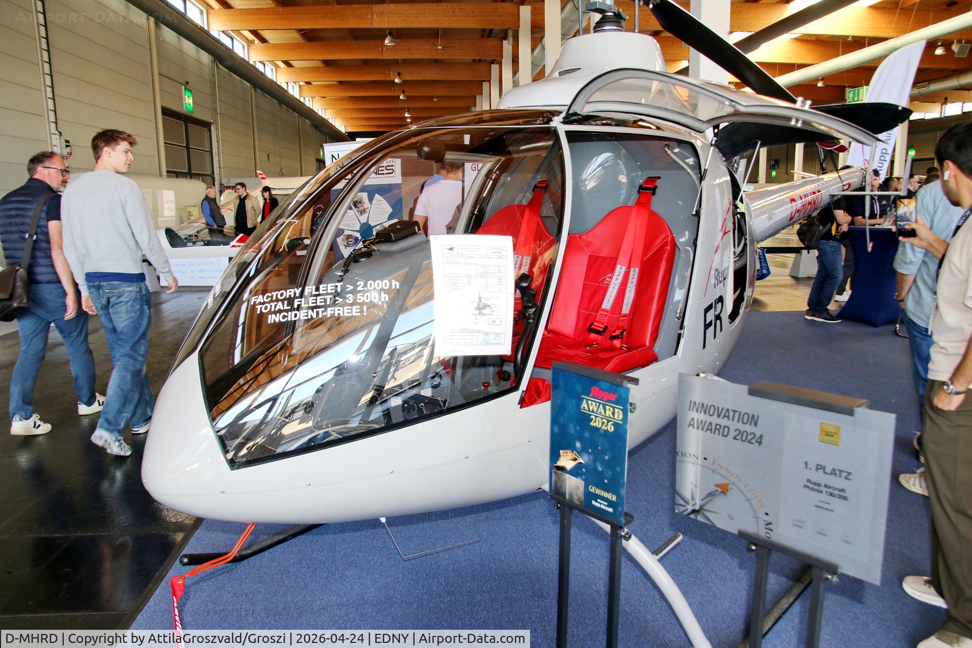 D-MHRD, 2026 Rupp Phönix FR 200, c/n 009, EDNY - Bodensee Airport Friedrichshafen, Germany. AERO 2026
