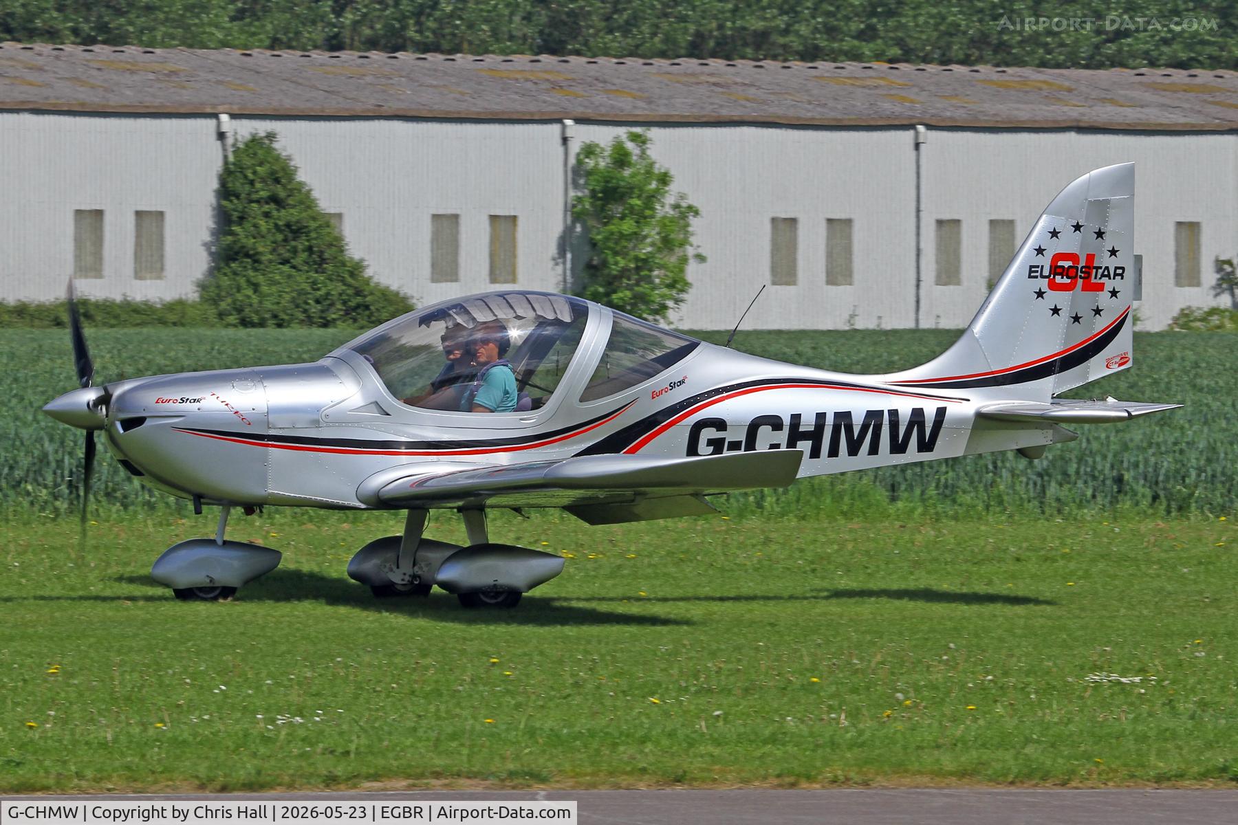 G-CHMW, 2013 Aerotechnik EV-97 Eurostar SL, c/n LAA 315B-15158, EV-97 fly-in Breighton 23/05/26