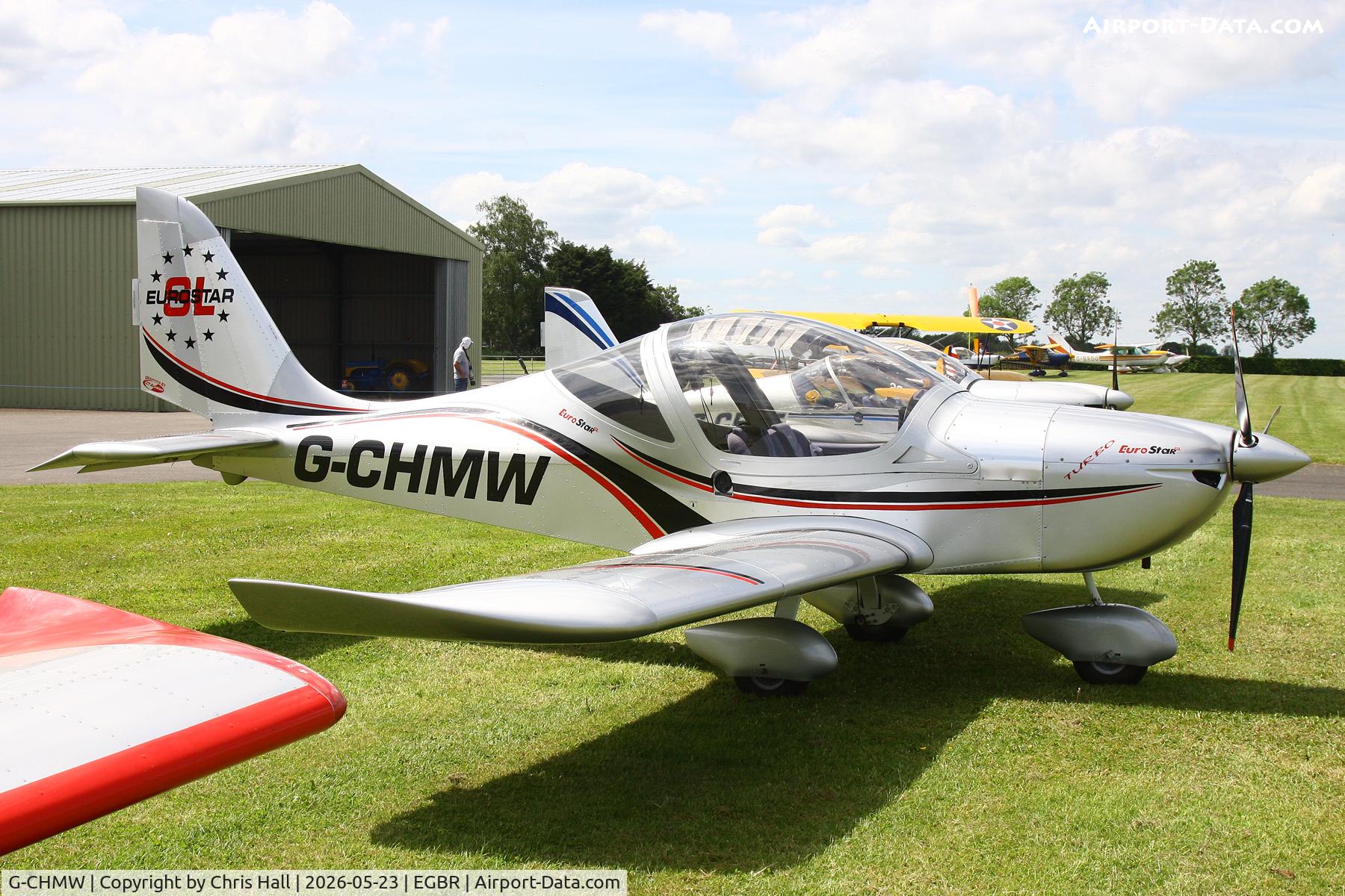 G-CHMW, 2013 Aerotechnik EV-97 Eurostar SL, c/n LAA 315B-15158, EV-97 fly-in Breighton 23/05/26