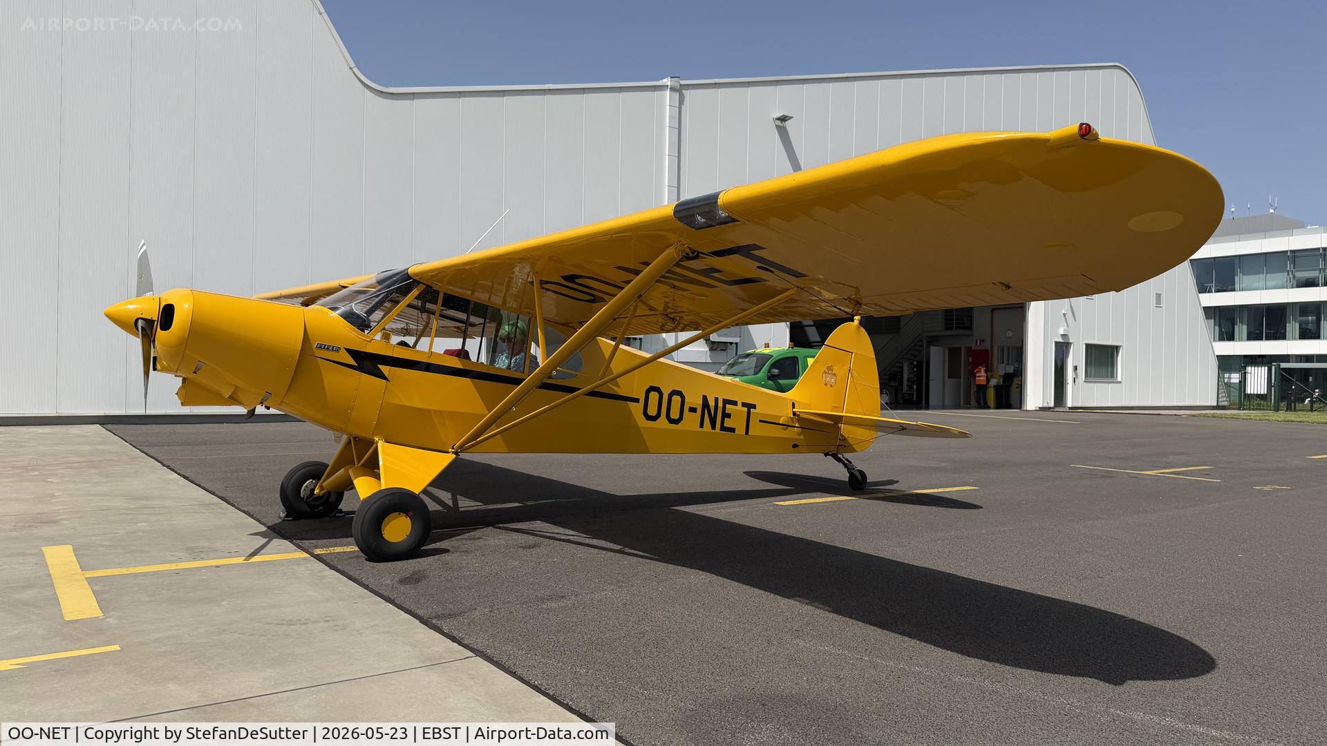 OO-NET, 1994 Piper PA-18-150 Super Cub, c/n 1809108, On the Apron in Sint-Truiden