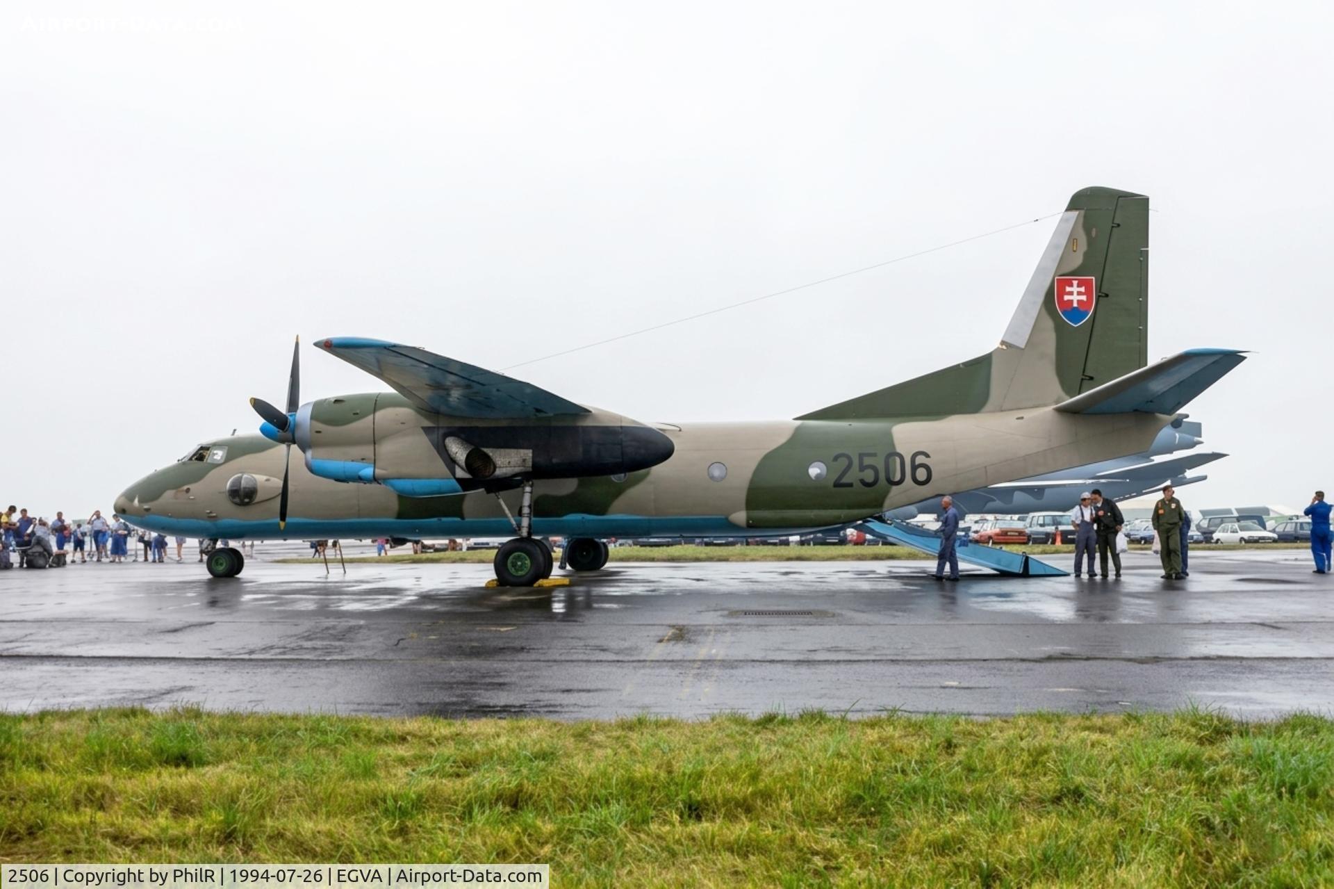 2506, Antonov An-26, c/n 12506, 2506 1982 Antonov An-26 Curl SlovakAF IAT 