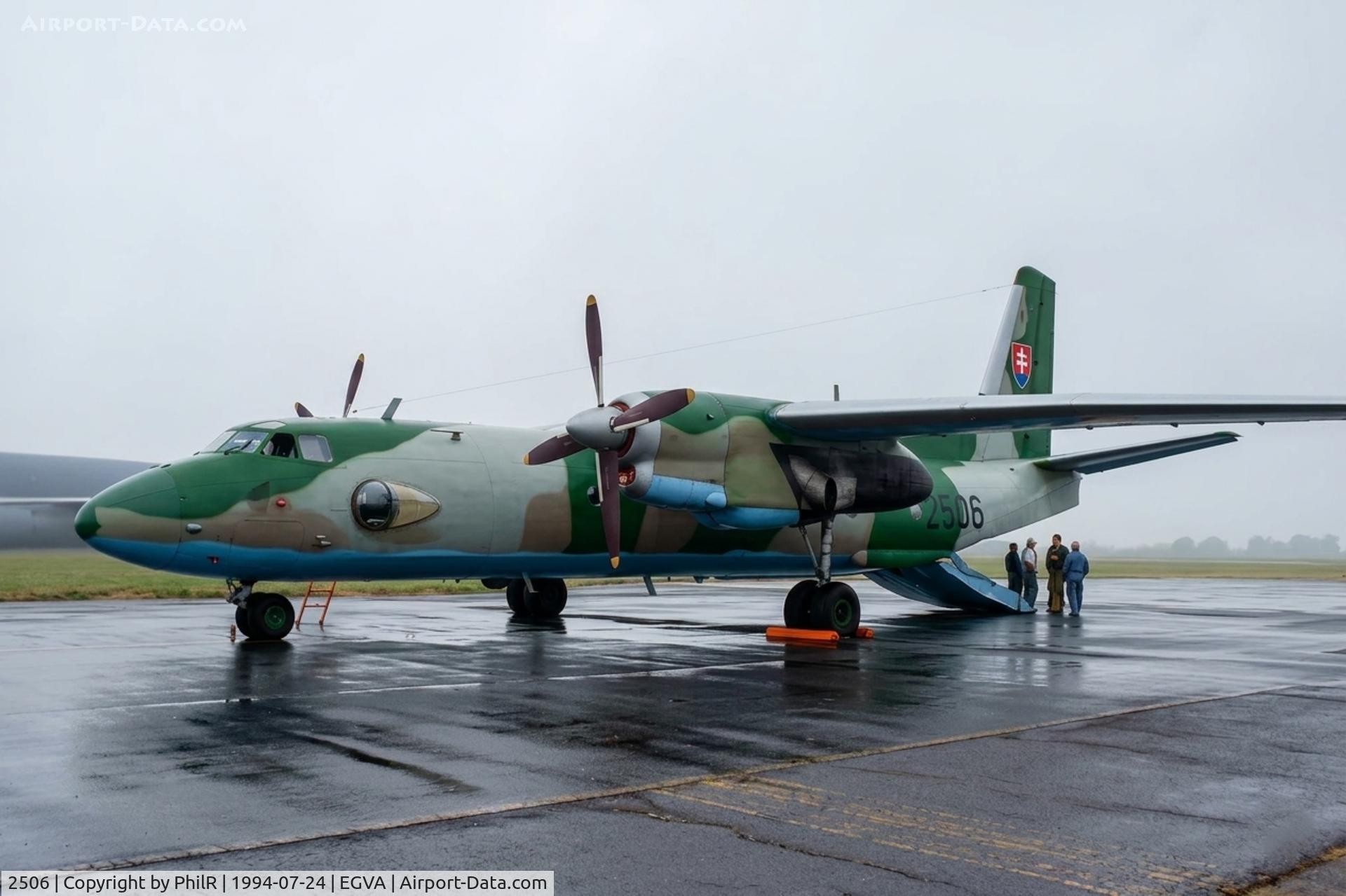 2506, Antonov An-26, c/n 12506, 2506 1982 Antonov An-26 Curl SlovakAF IAT 