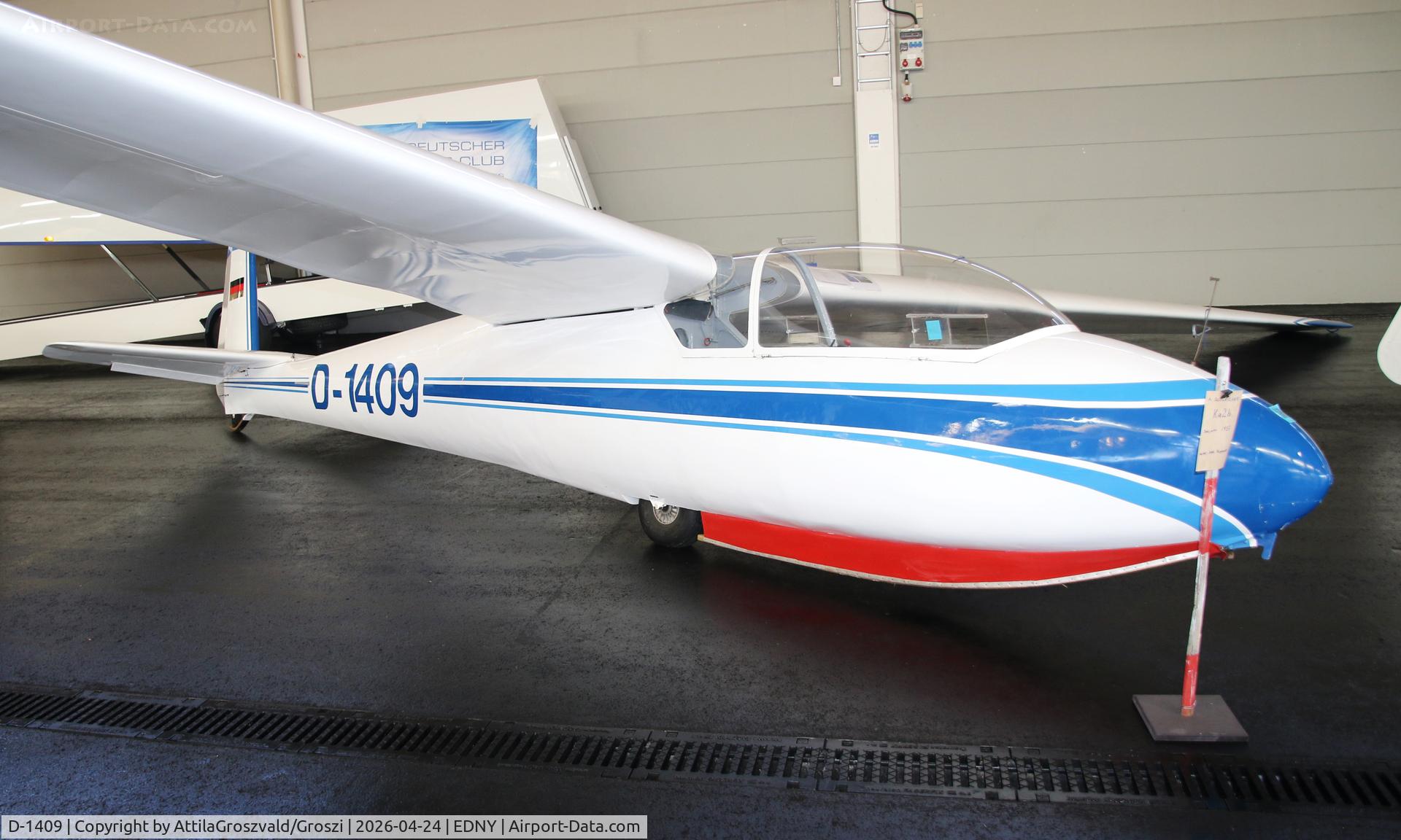 D-1409, Schleicher Ka-2B Rhonschwalbe, c/n 243, EDNY - Bodensee Airport Friedrichshafen, Germany. AERO 2026