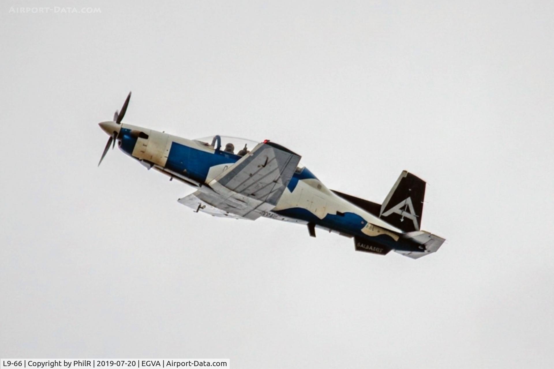 L9-66, Pilatus PC-9M Hudournik, c/n 639, L9-66 1999 Pilatus PC-9M Hudournik Slovenian AF RIAT Fairford
