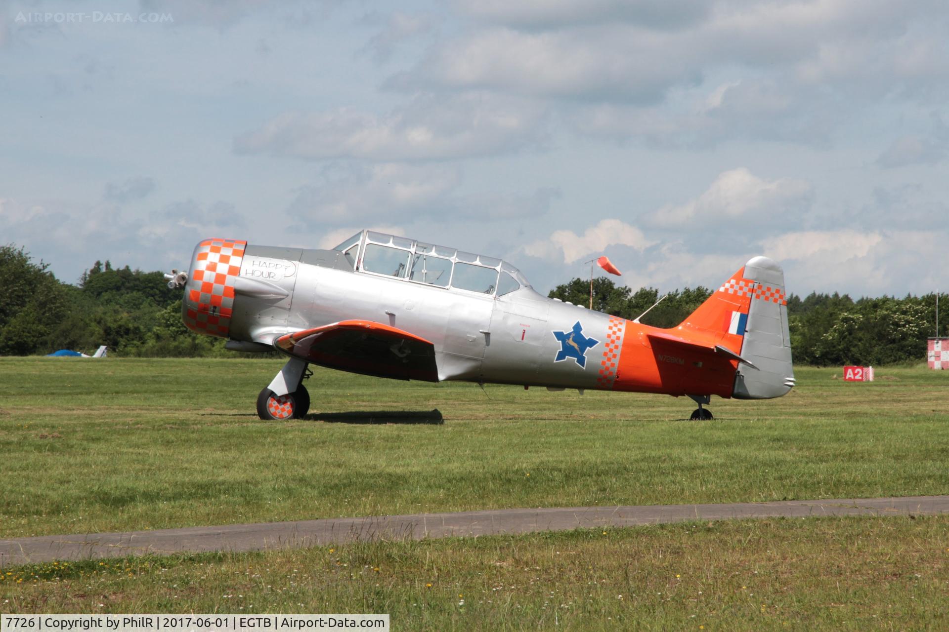 7726, 1953 North American AT-6G Texan, c/n SA079, 7726 (N726KM) 1953 NA AT-6G Texan SAAF Air Expo Booker 