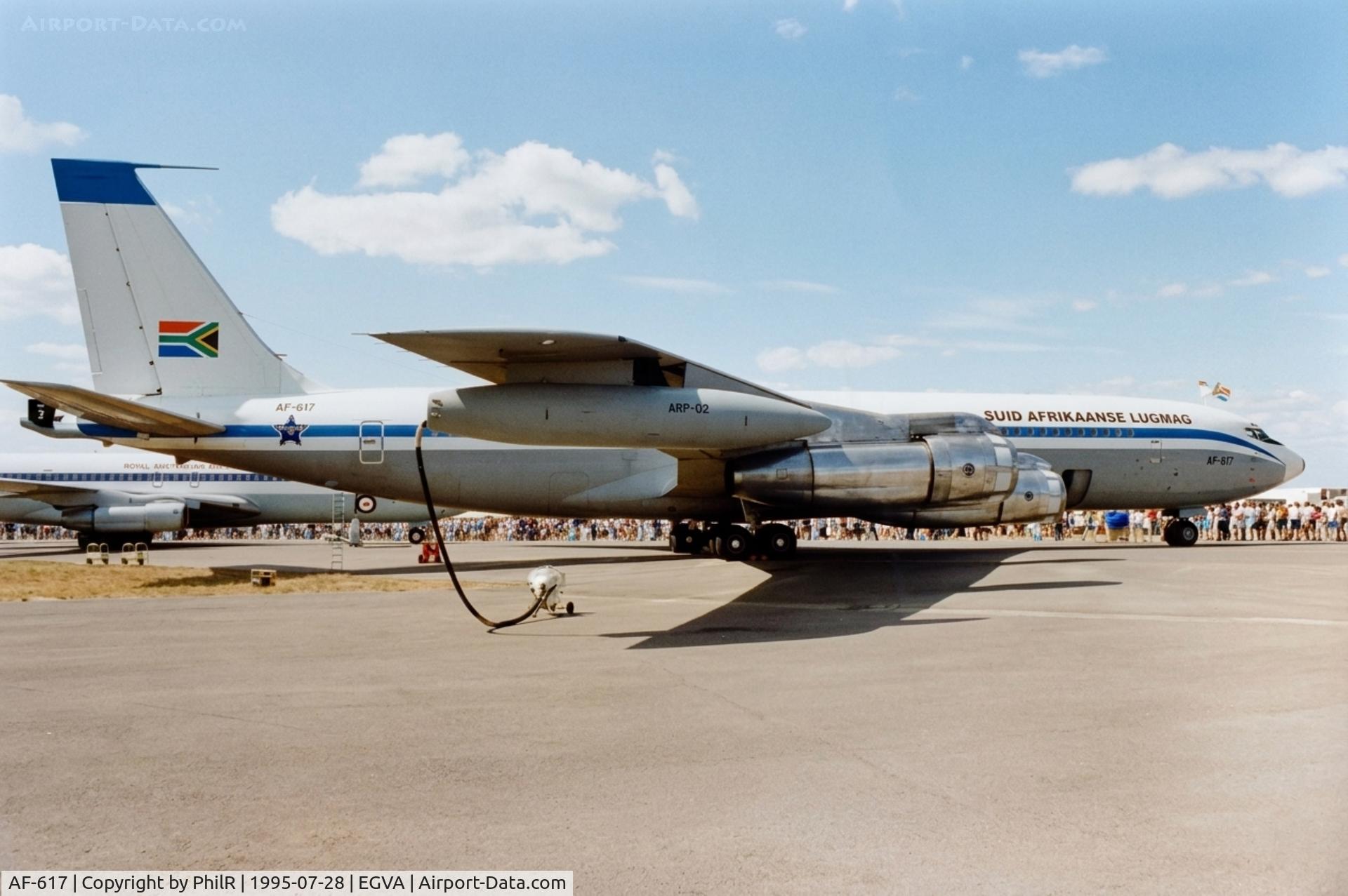 AF-617, 1967 Boeing 707-328C, c/n 19723 l/n 665, AF-617 1968 Boeing 707-328C SAAF IAT 