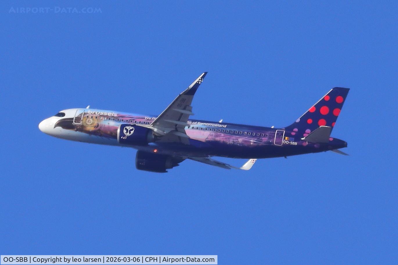 OO-SBB, 2023 Airbus A320-251N, c/n 11790, Copenhagen 6.3.2025