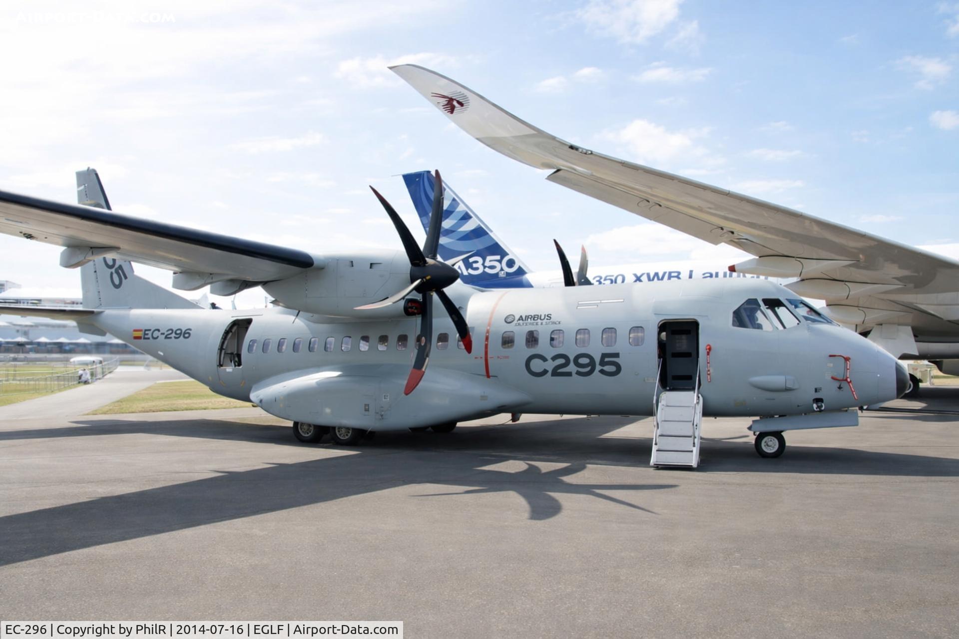 EC-296, 1998 CASA C-295W, c/n 001 l/n S-001, EC-296 1998 CASA C295 SpanAF FIA