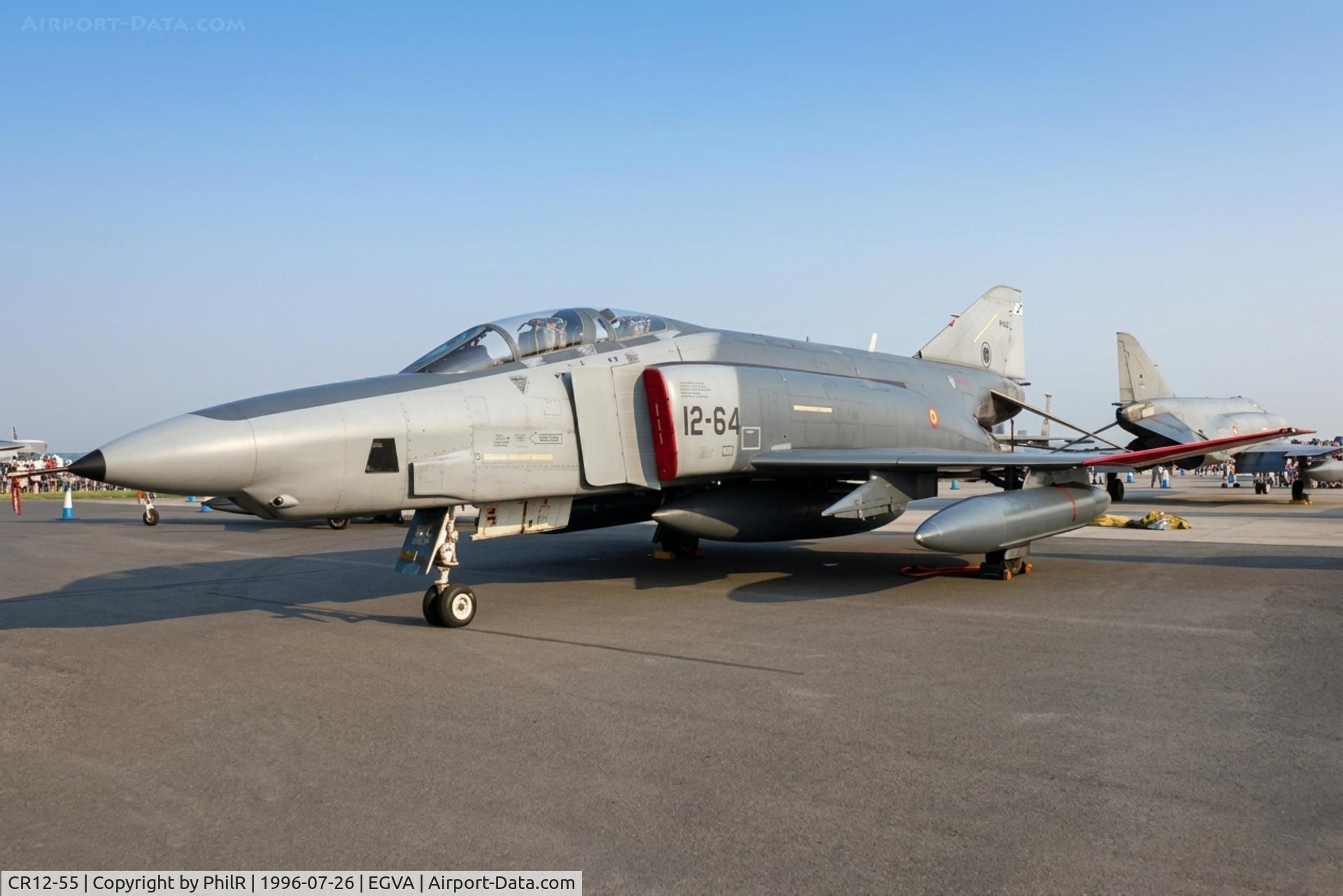 CR12-55, 1965 McDonnell RF-4C Phantom II, c/n 1217, CR.12-55 1968 McD RF-4C Phantom ll SpanishAF IAT
