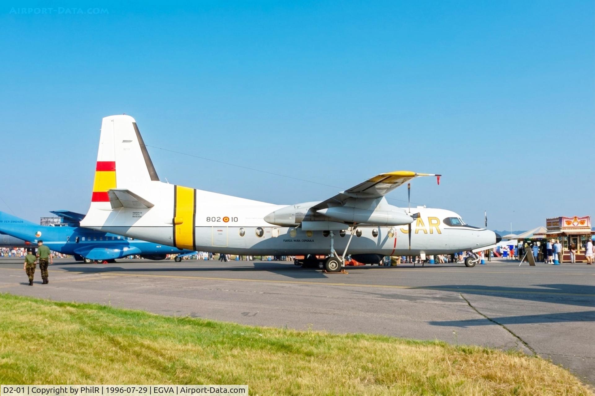 D2-01, 1978 Fokker F27-200MAR Friendship, c/n 10581, D2-01 1979 Fokker F-27M-400MPA Friendship SpanNavy
