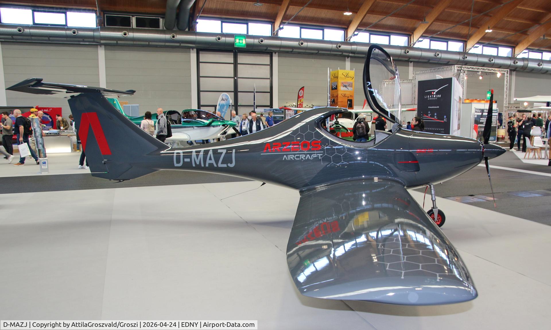D-MAZJ, 2024 Arzeos Aircraft Arzeos LSA, c/n 01, EDNY - Bodensee Airport Friedrichshafen, Germany. AERO 2026