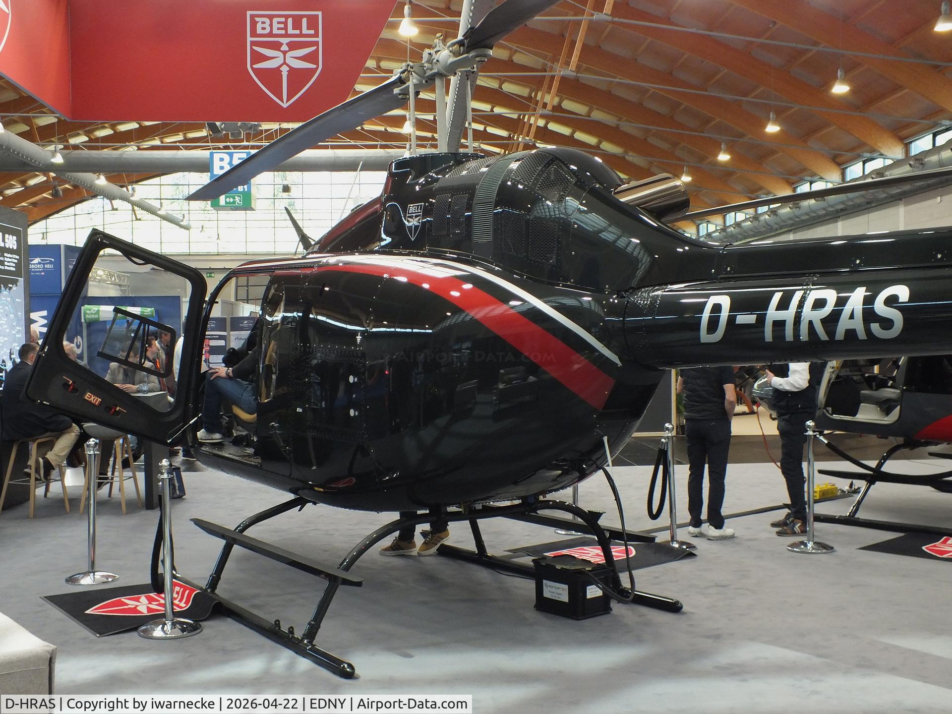 D-HRAS, 2025 Bell 505 Jet Ranger X Jet Ranger X, c/n 65621, Bell 505 Jet Ranger X at the AERO 2026, Friedrichshafen