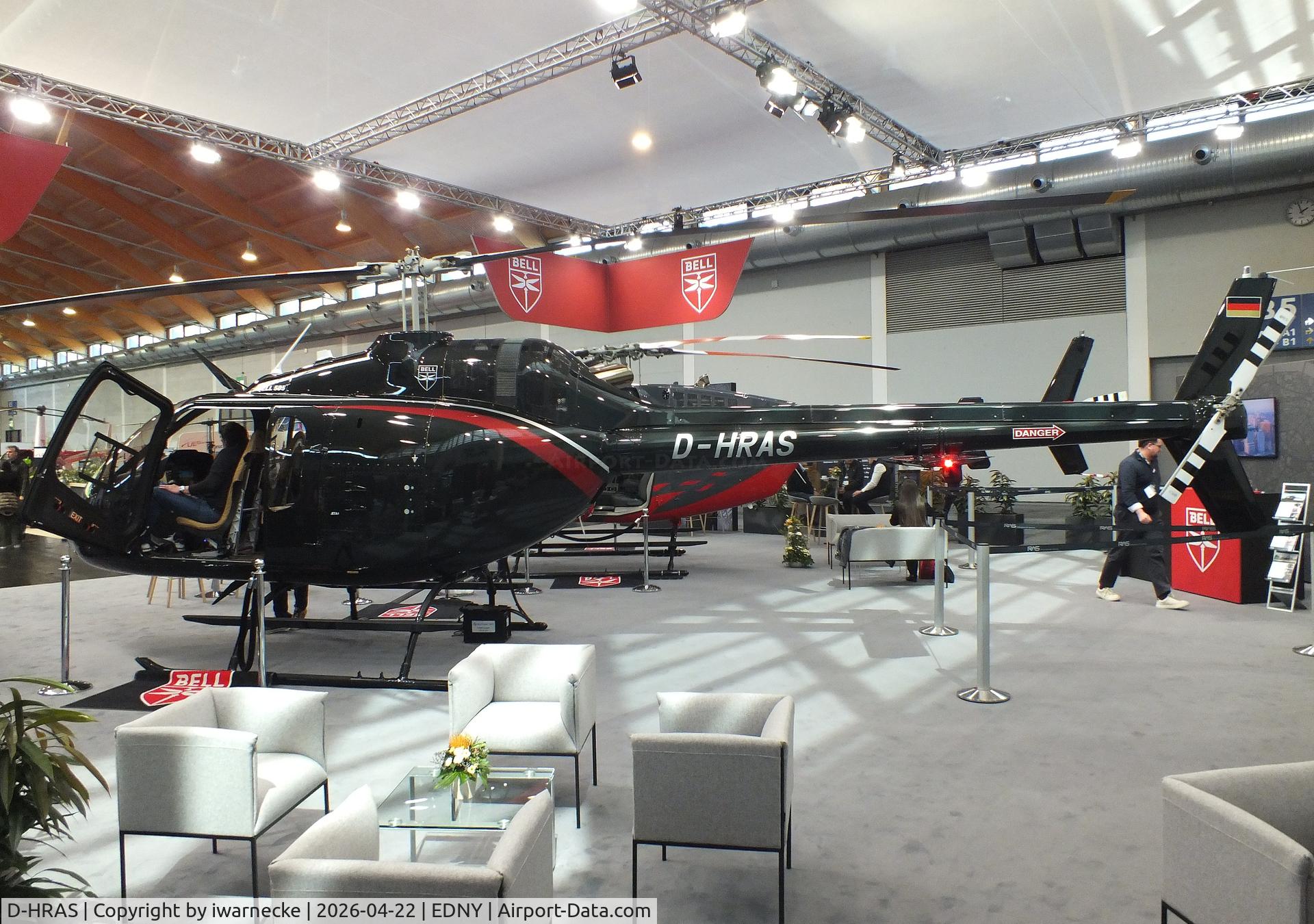 D-HRAS, 2025 Bell 505 Jet Ranger X Jet Ranger X, c/n 65621, Bell 505 Jet Ranger X at the AERO 2026, Friedrichshafen