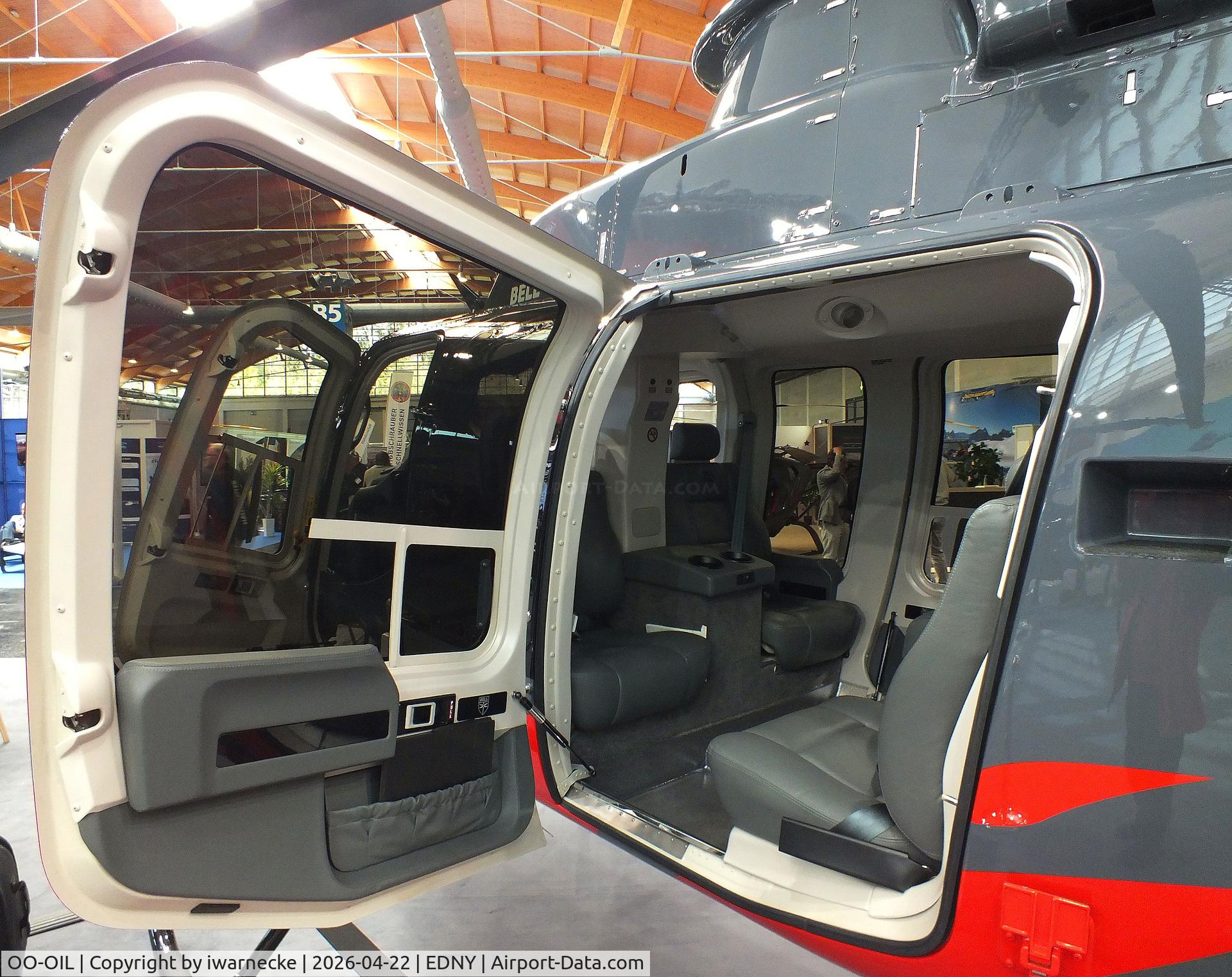 OO-OIL, 2025 Bell 407GXi, c/n 56433, Bell 407GXi at the AERO 2026, Friedrichshafen