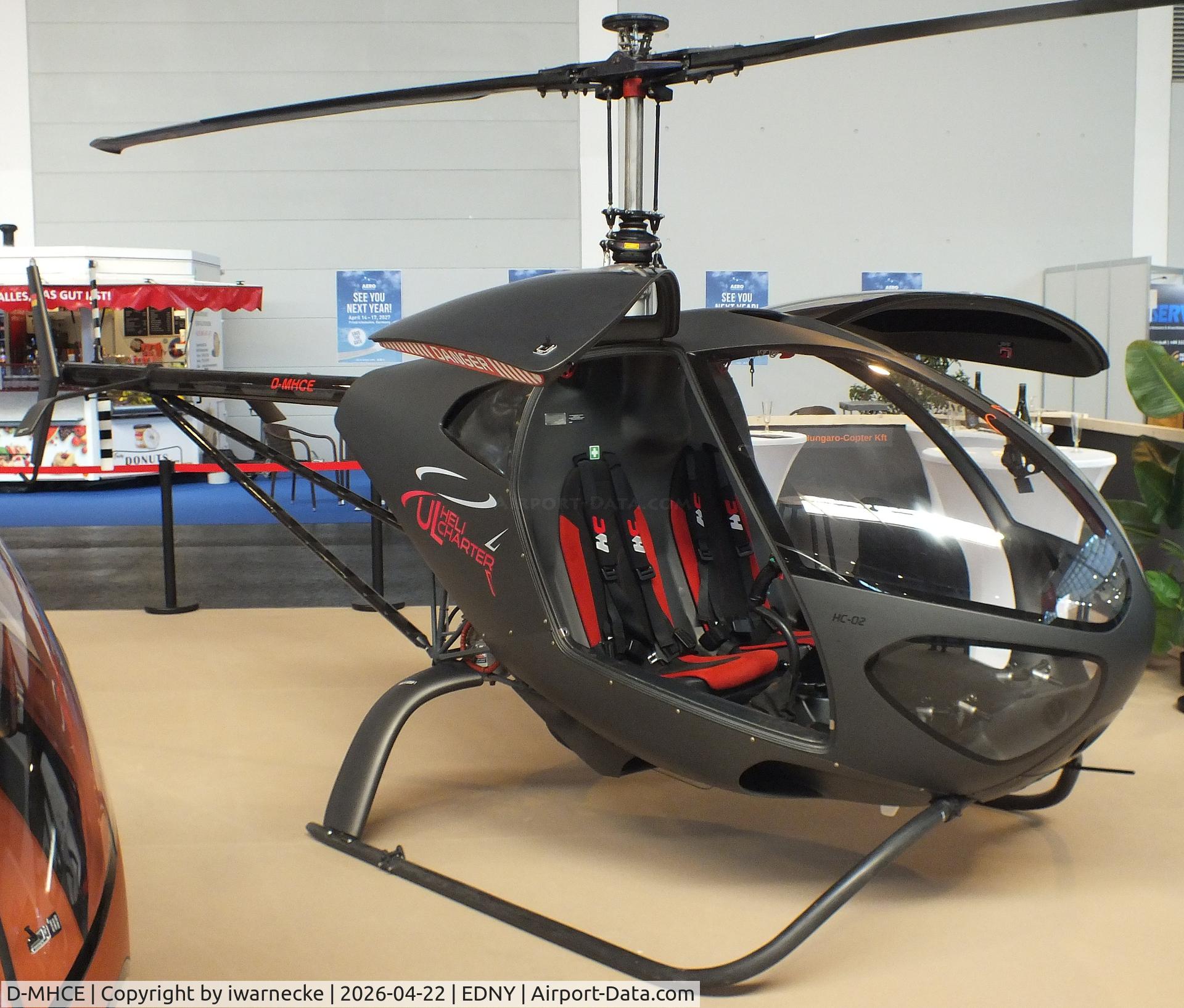 D-MHCE, Hungarocopter HC-02, c/n Unknown D-MHCE, Hungarocopter HC-02 at the AERO 2026, Friedrichshafen