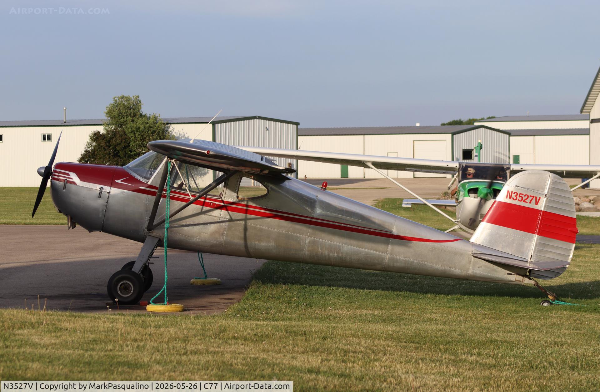 N3527V, 1948 Cessna 140, c/n 14796, Cessna 140