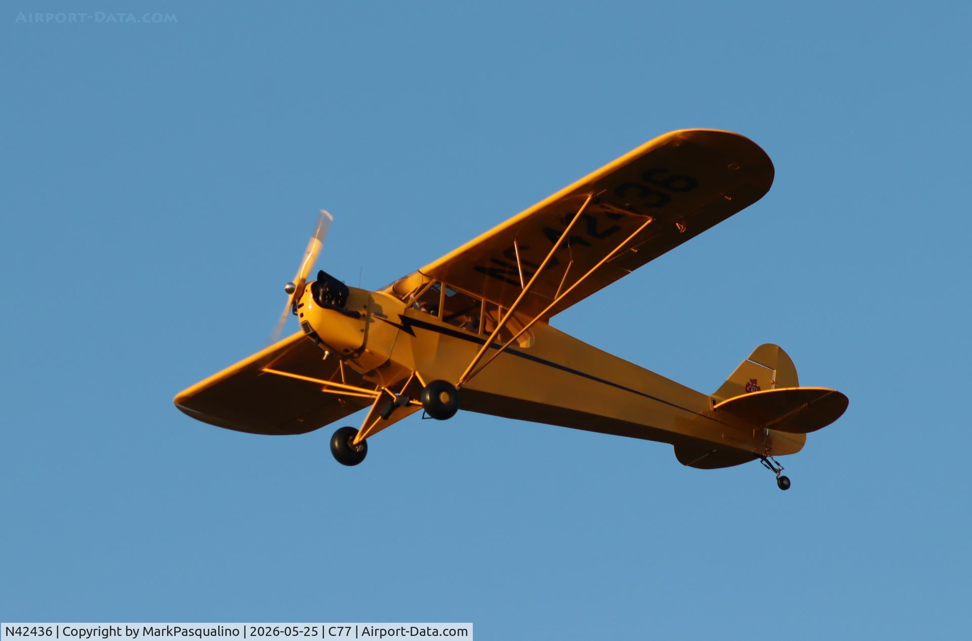 N42436, 1945 Piper J3C-65 Cub Cub, c/n 14700, Piper J3C-65