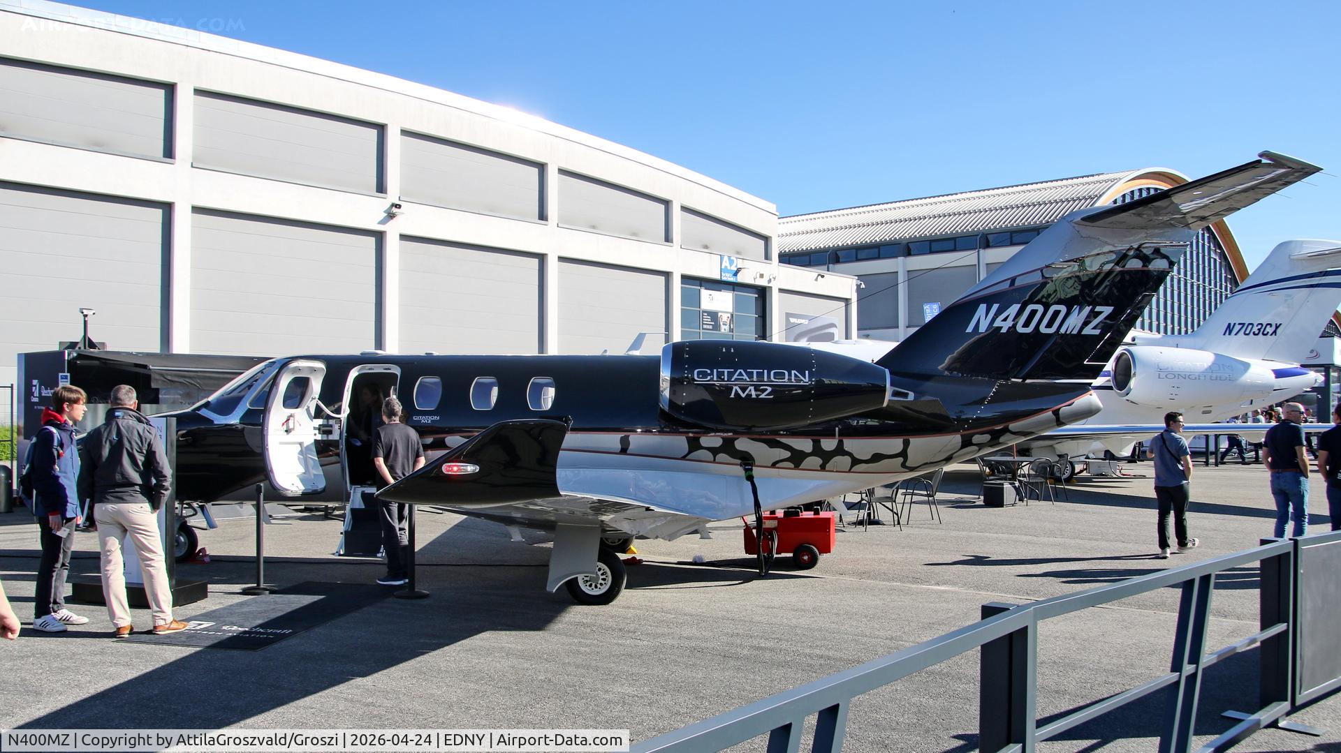 N400MZ, 2025 Cessna 525 Citation M2 Gen2, c/n 525-1400, EDNY - Bodensee Airport Friedrichshafen, Germany. AERO 2026