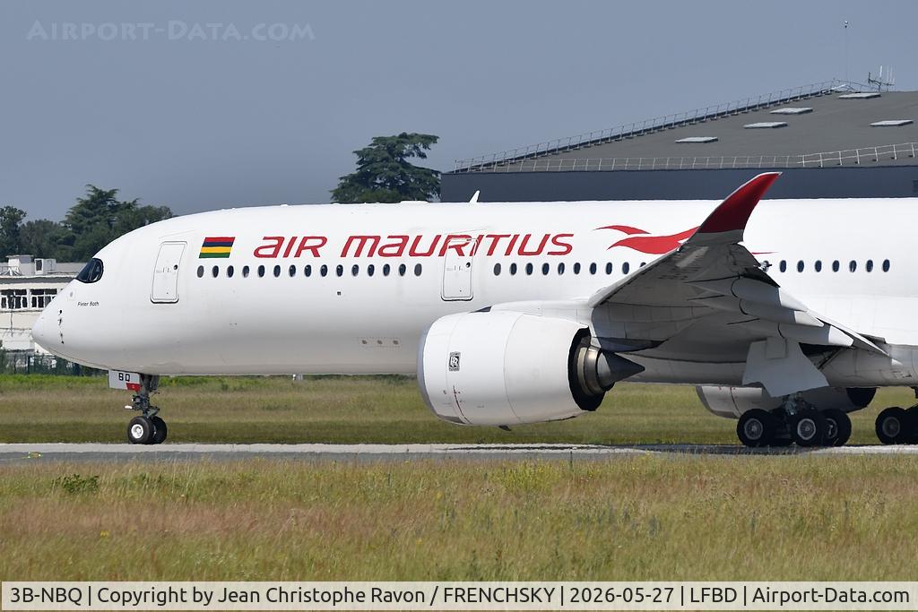 3B-NBQ, 2017 Airbus A350-941, c/n 157, Bordeaux (BOD)	Mauritius (MRU)	MK5