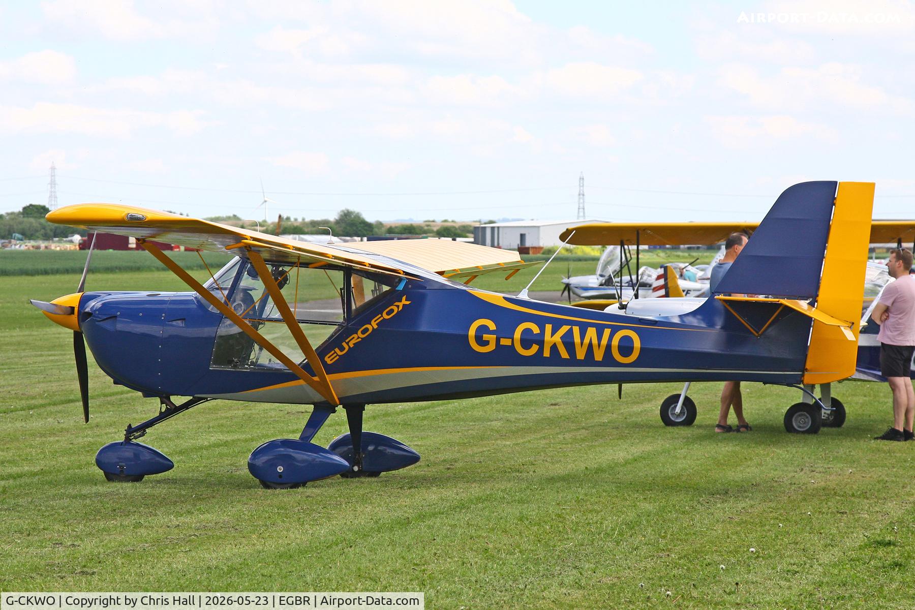G-CKWO, 2018 Aeropro Eurofox 912(iS), c/n LAA 376-15522, Breighton 23/05/26