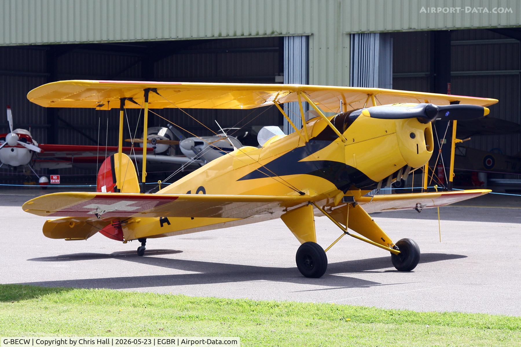 G-BECW, 1953 CASA 1-131E Srs 2000 Jungmann, c/n 2037, Breighton 23/05/26
