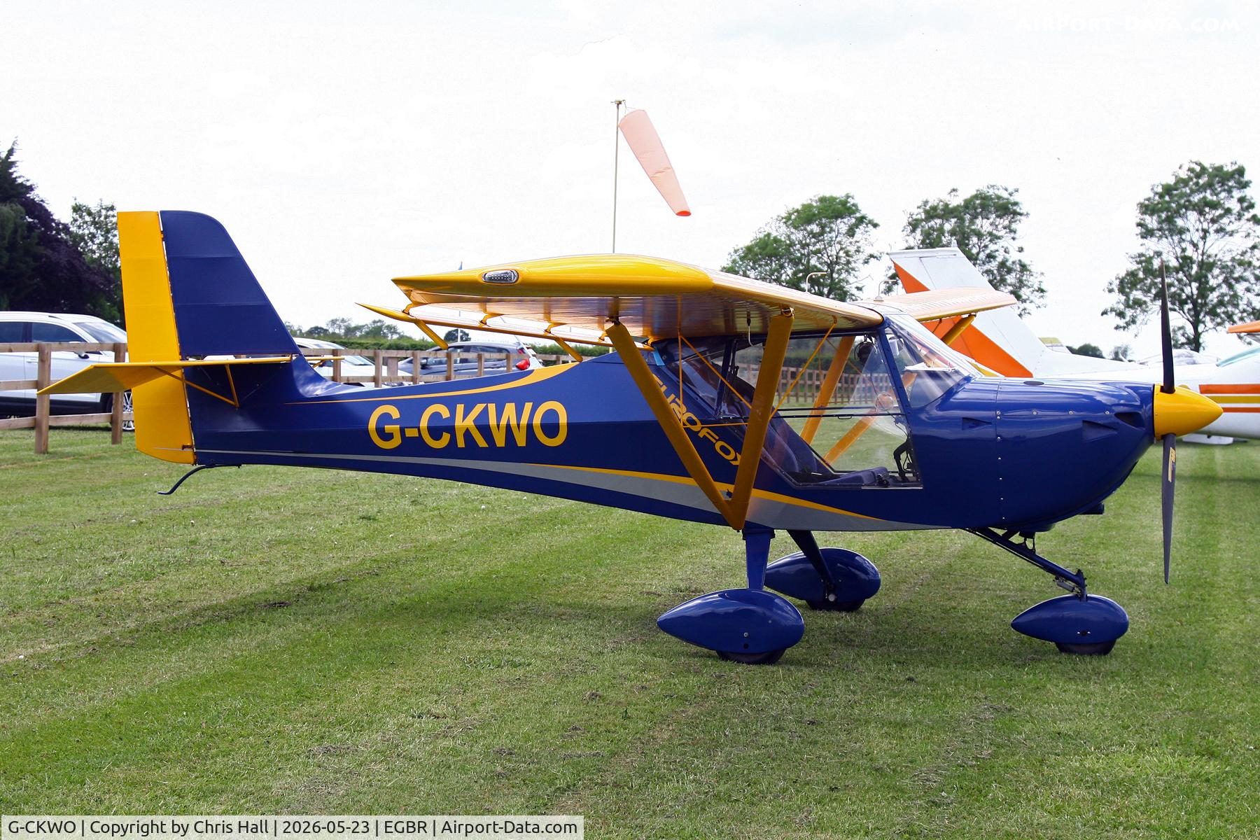 G-CKWO, 2018 Aeropro Eurofox 912(iS), c/n LAA 376-15522, Breighton 23/05/26
