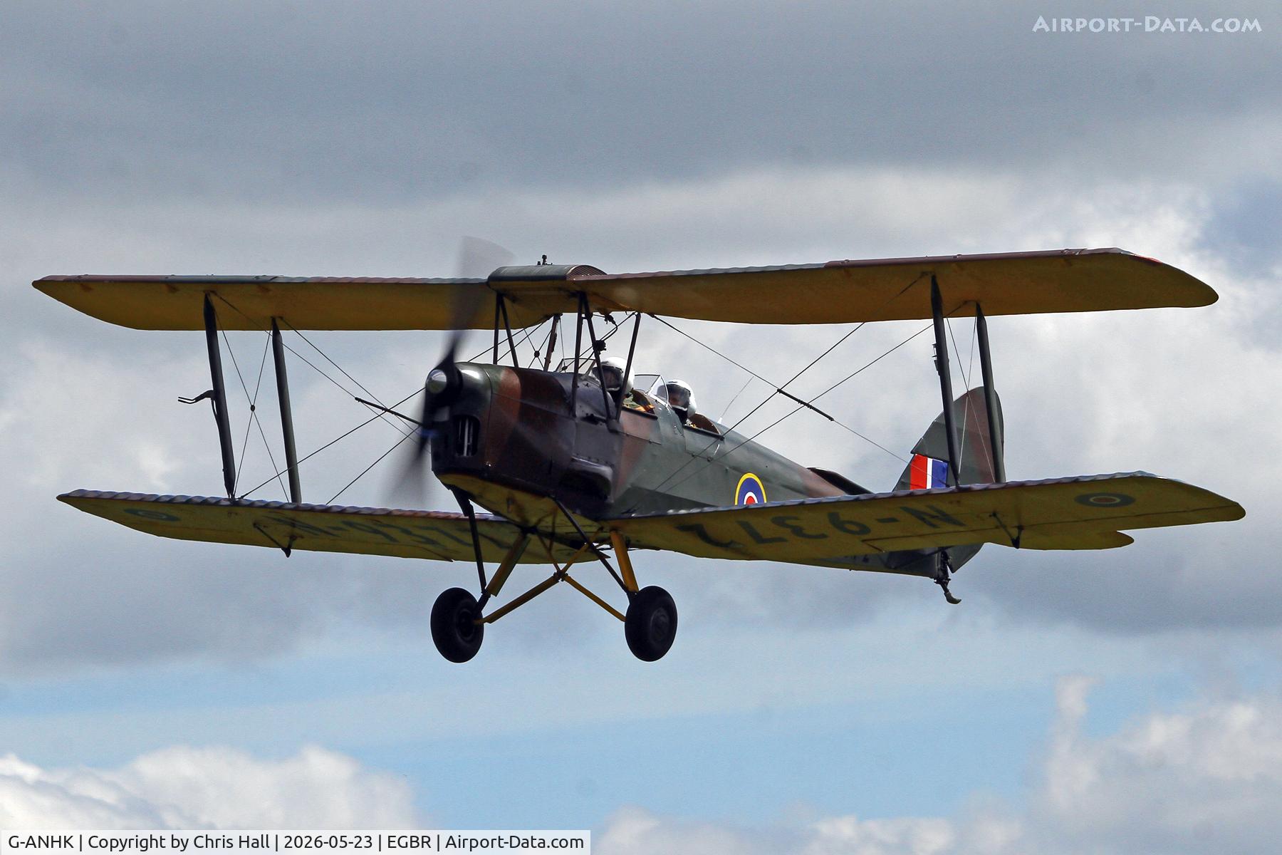 G-ANHK, 1939 De Havilland DH-82A Tiger Moth II, c/n 82442, Breighton 23/05/26