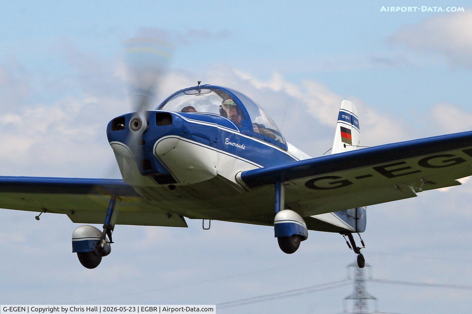 G-EGEN, 1961 Piel CP-301A Emeraude, c/n AB.402, Breighton 23/05/26