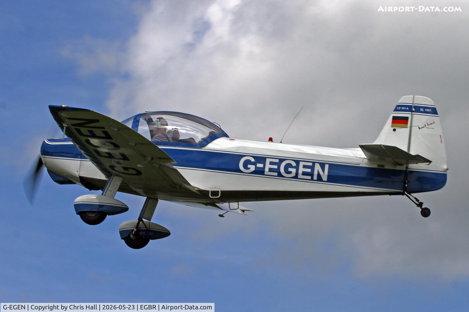 G-EGEN, 1961 Piel CP-301A Emeraude, c/n AB.402, Breighton 23/05/26