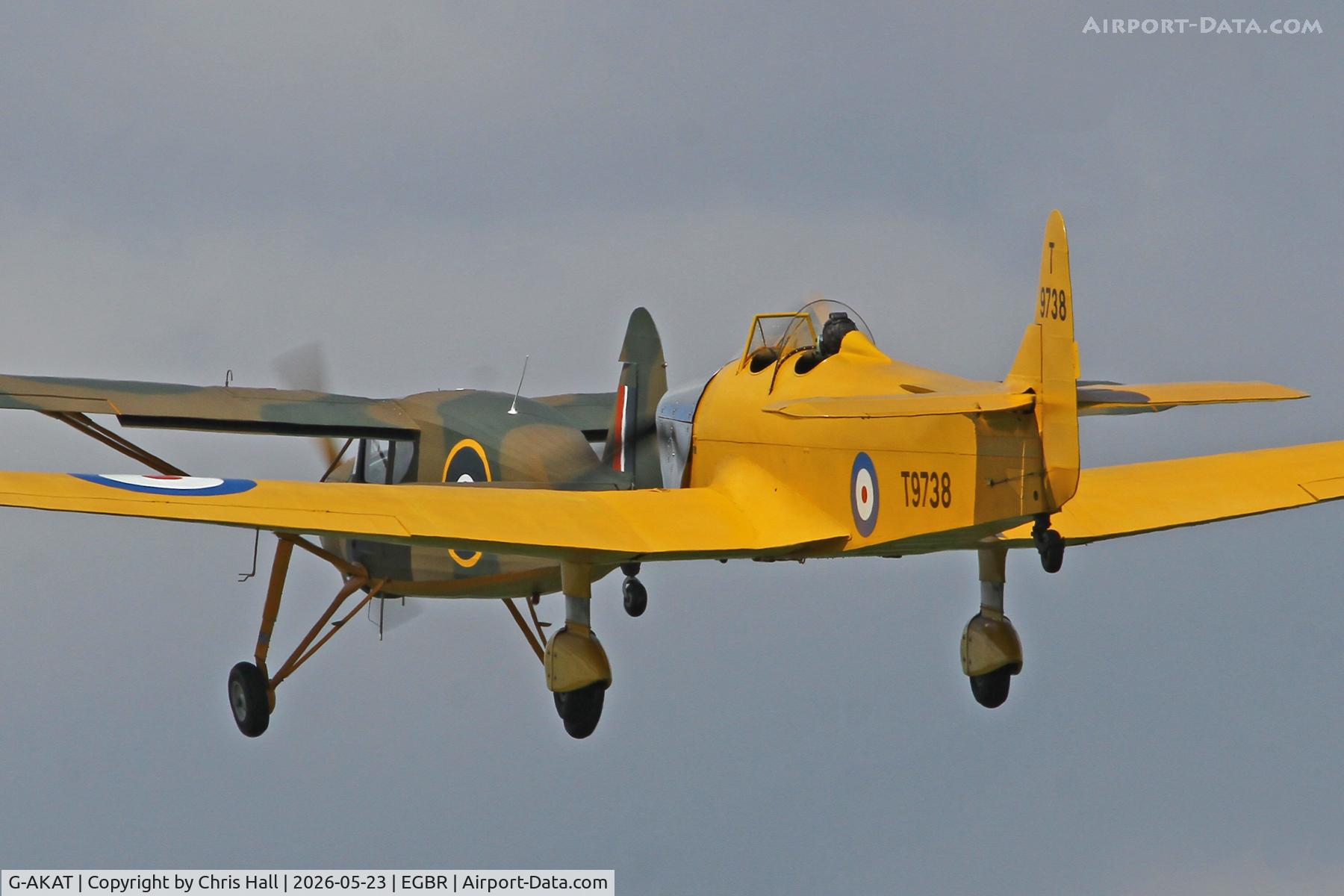 G-AKAT, 1940 Miles M14A Hawk Trainer 3, c/n 2005, Breighton 23/05/26