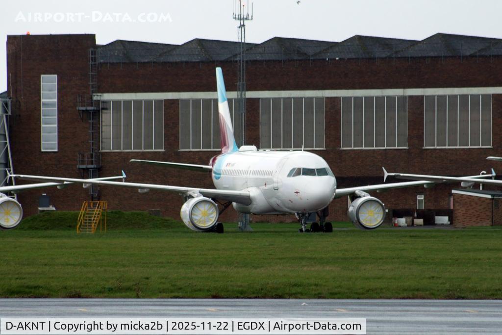 D-AKNT, 2005 Airbus A319-112, c/n 2607, Storage before scrapping